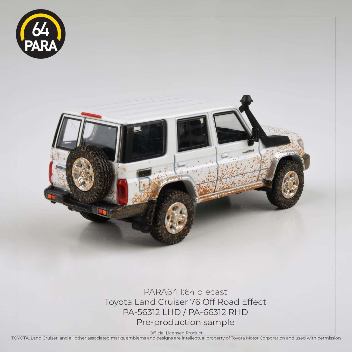 PARA64 - 2014 Toyota Land Cruiser LC 76 Off Road Effect, white - PA-56312 (LHD)