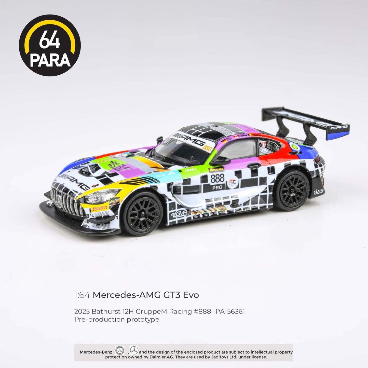 PARA64 - 2025 Mercedes-AMG GT3 #888 Bathurst 12H GruppeM Racing - PA-56361