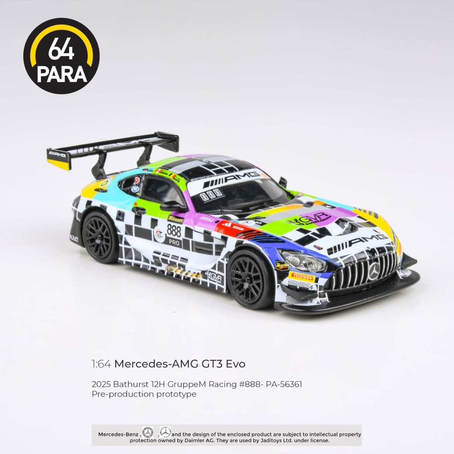 PARA64 - 2025 Mercedes-AMG GT3 #888 Bathurst 12H GruppeM Racing - PA-56361