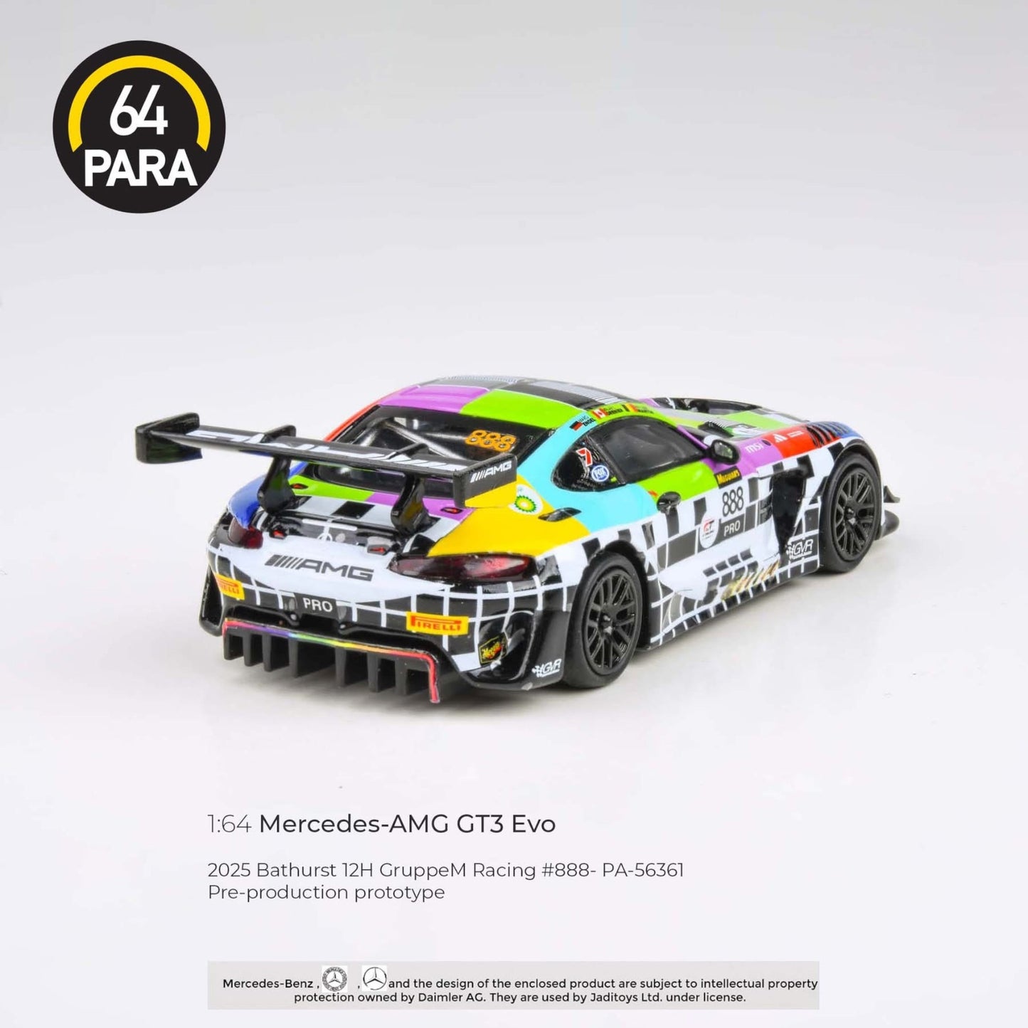 PARA64 - 2025 Mercedes-AMG GT3 #888 Bathurst 12H GruppeM Racing - PA-56361