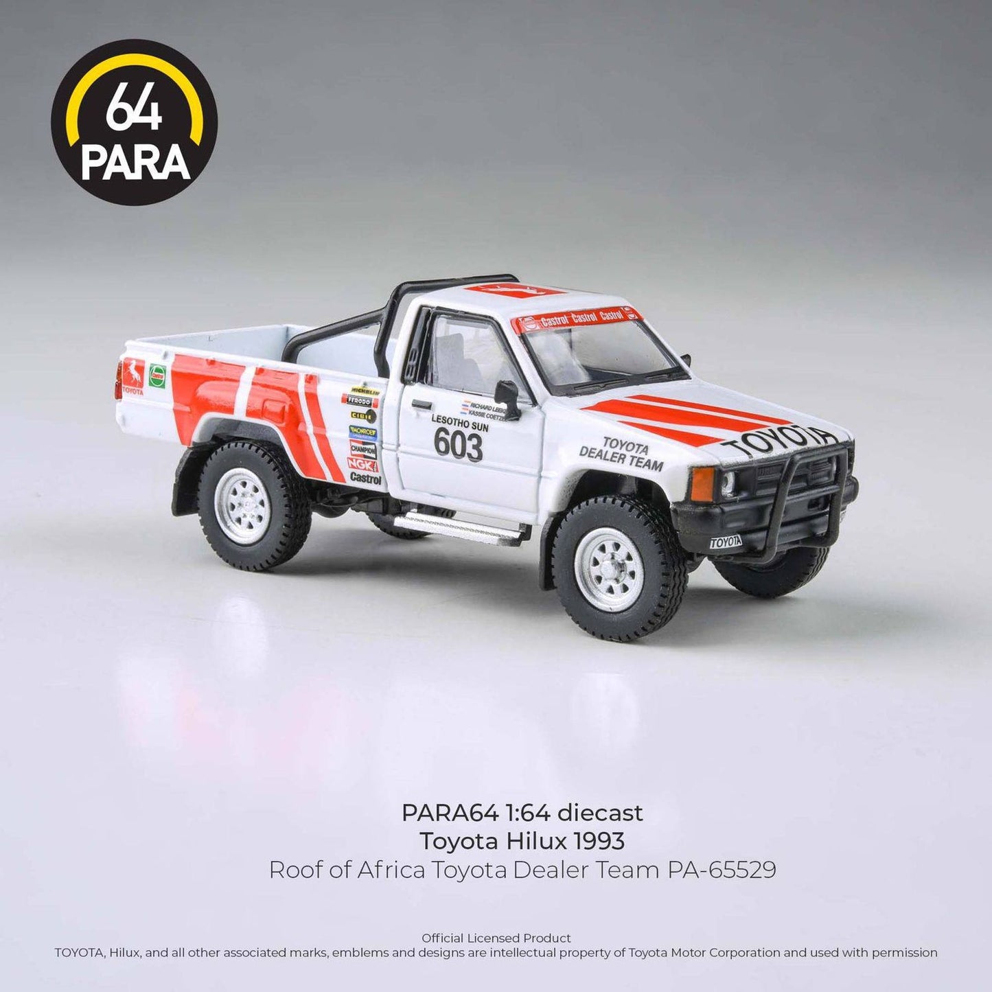 PARA64 - Pre-Order - Toyota Hilux 1993 Roof of Africa Toyota Team Dealer - PA-65529