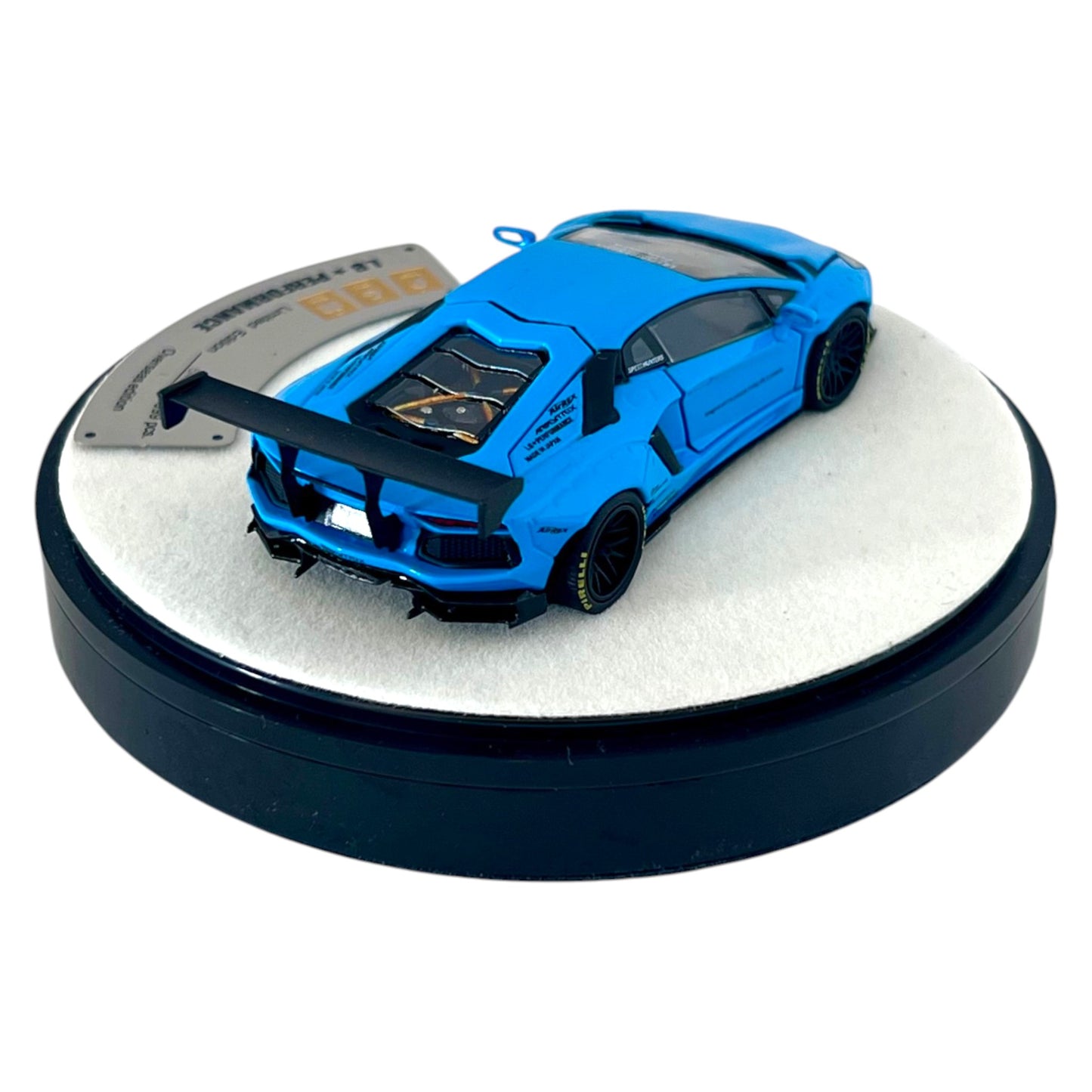 PGM Diecast - LBWK LP700-4, blue - Luxury Version ( Round Base ) - PGM-640413-L