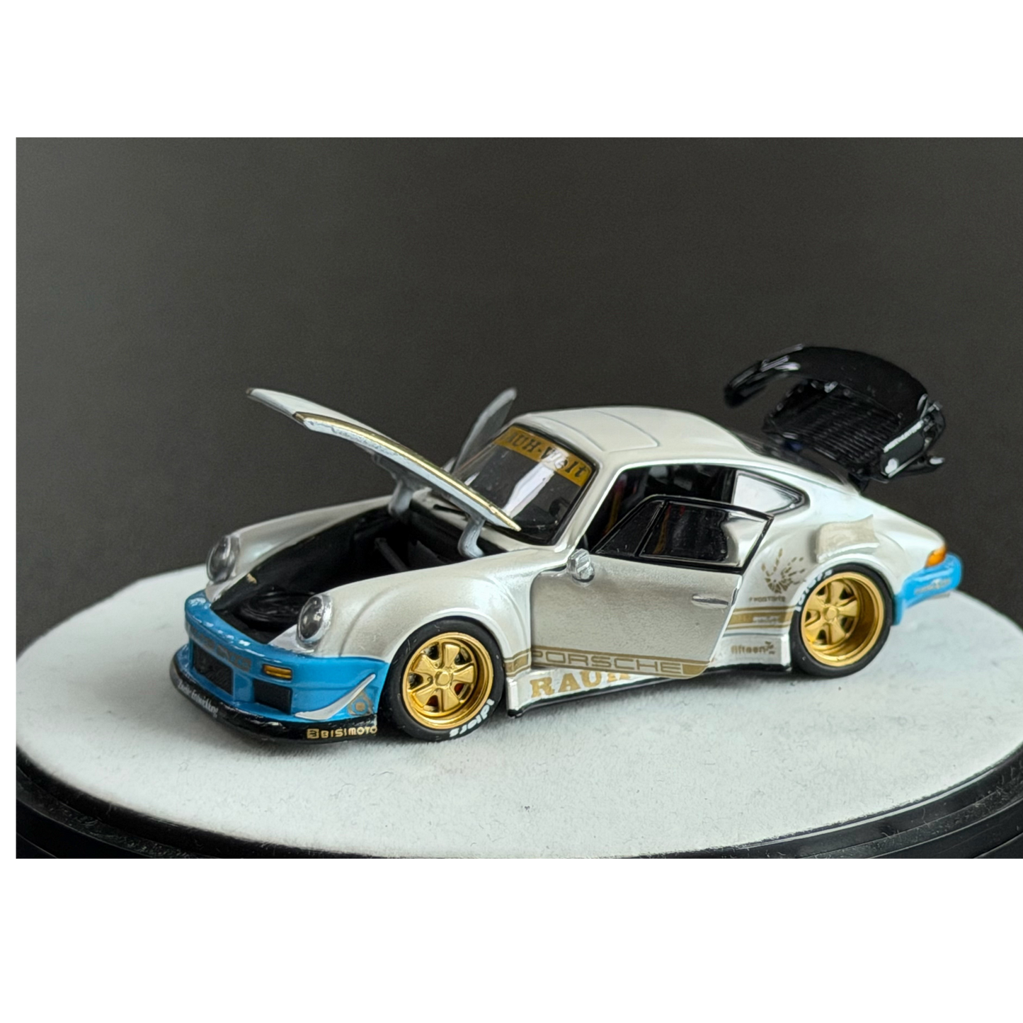 PGM Diecast - Pre-Order - RWB930, Matte White - PGM64-640211