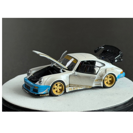 PGM Diecast - Pre-Order - RWB930, Matte White - PGM64-640211