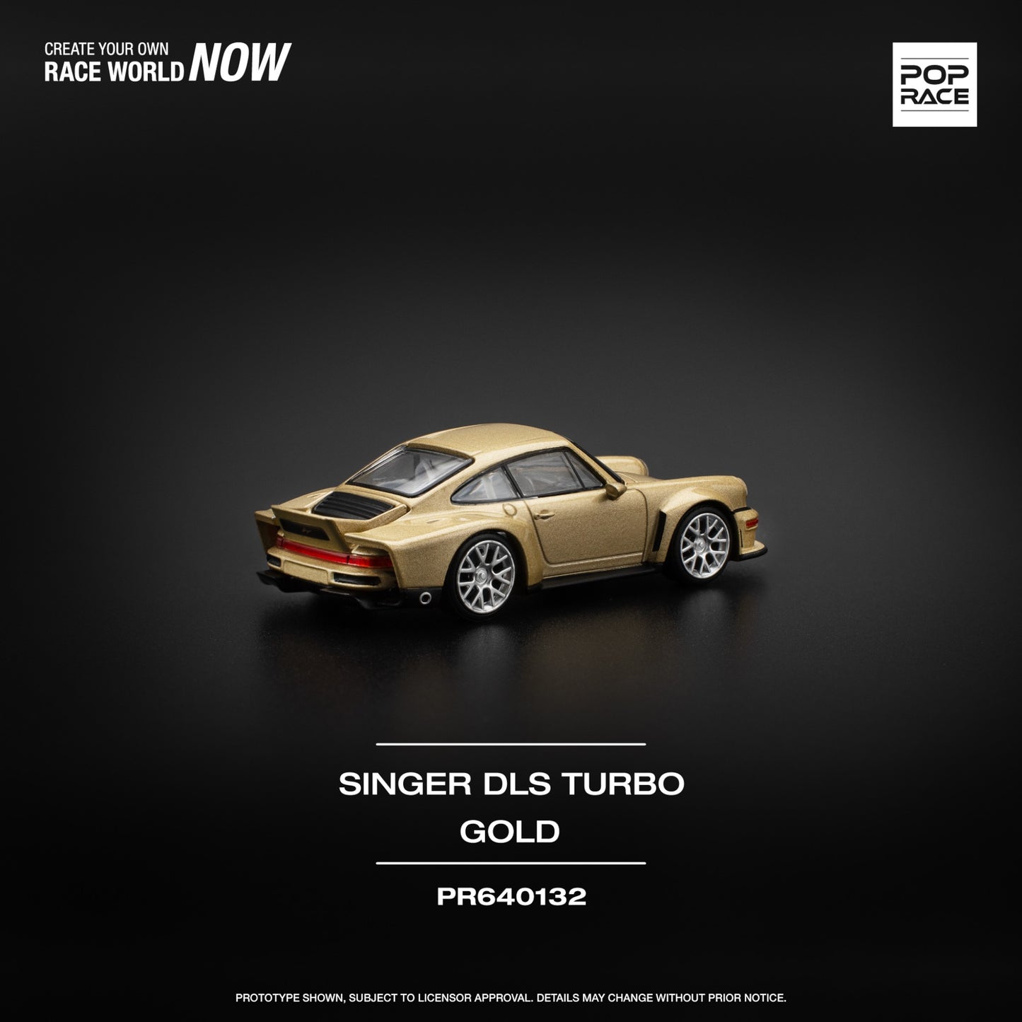 Pop Race - Pre-Order - Singer DLS Turbo - Porsche - PR640132 - 1:64