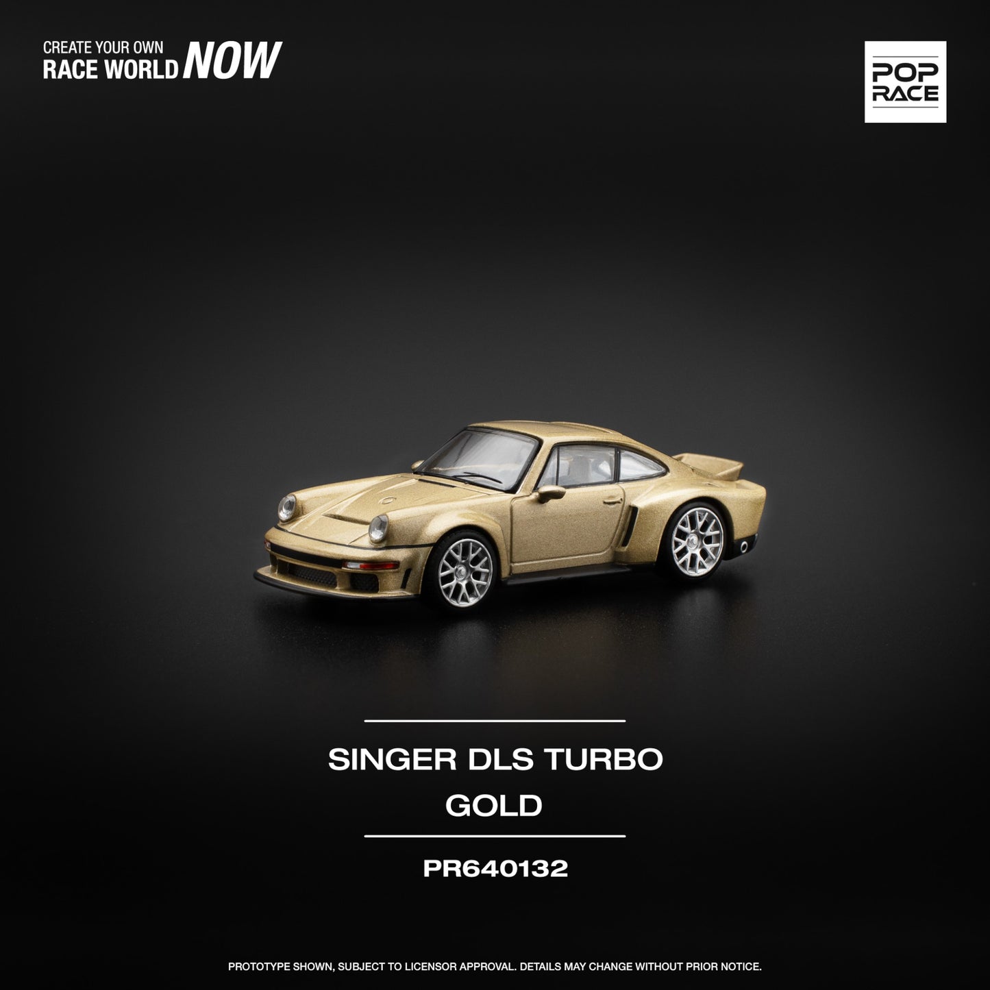 Pop Race - Pre-Order - Singer DLS Turbo - Porsche - PR640132 - 1:64
