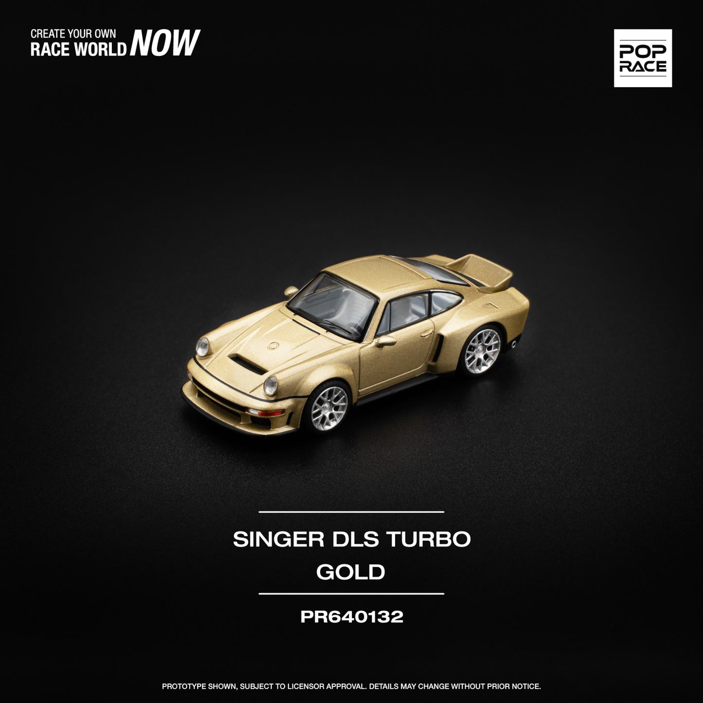 Pop Race - Pre-Order - Singer DLS Turbo - Porsche - PR640132 - 1:64