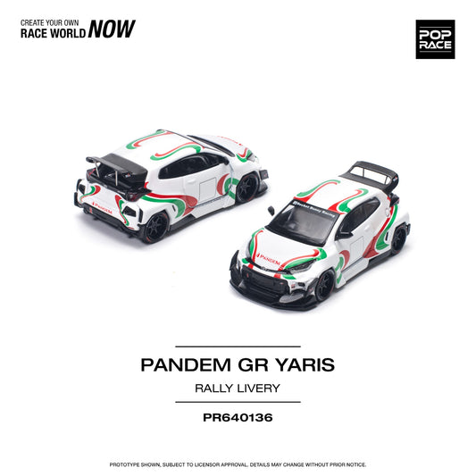 Pop Race - Pre-Order - Pandem GR Yaris - Rally Livery - PR640136