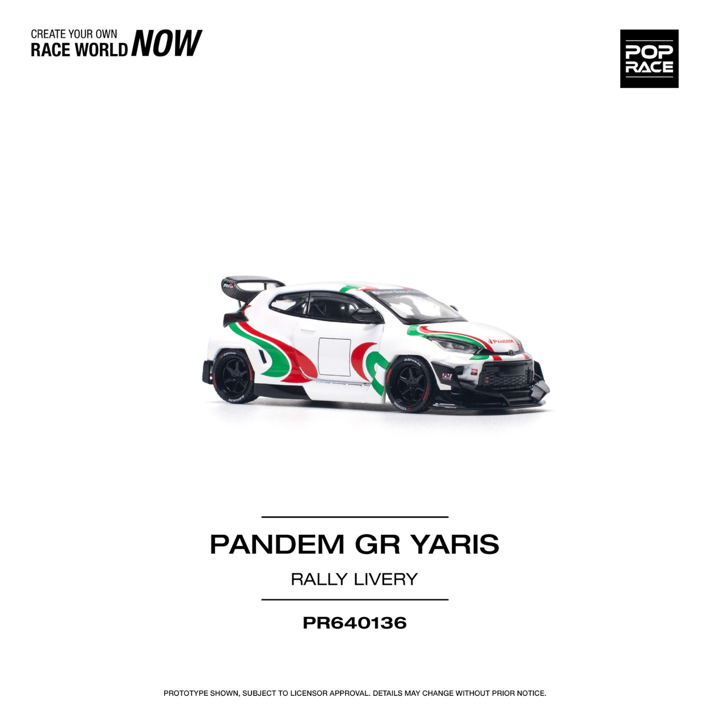 Pop Race - Pre-Order - Pandem GR Yaris - Rally Livery - PR640136