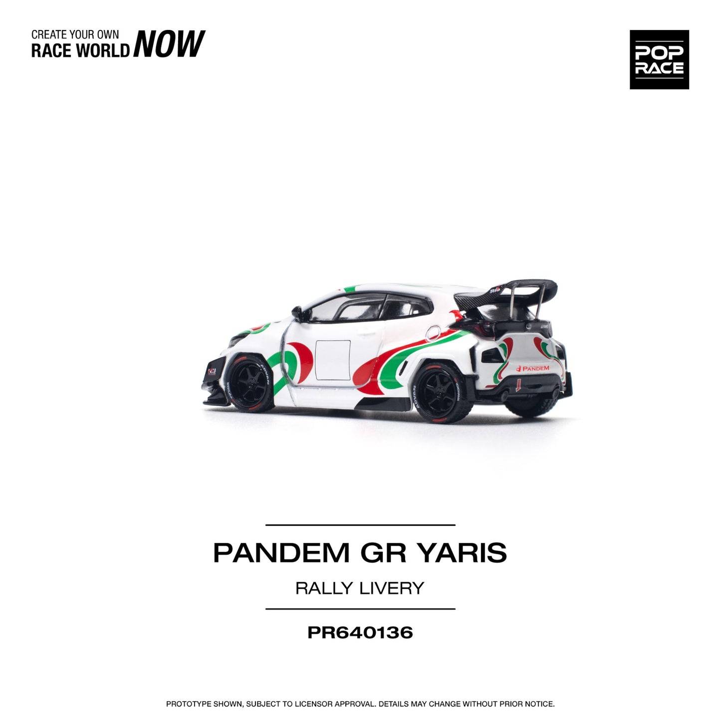 Pop Race - Pre-Order - Pandem GR Yaris - Rally Livery - PR640136