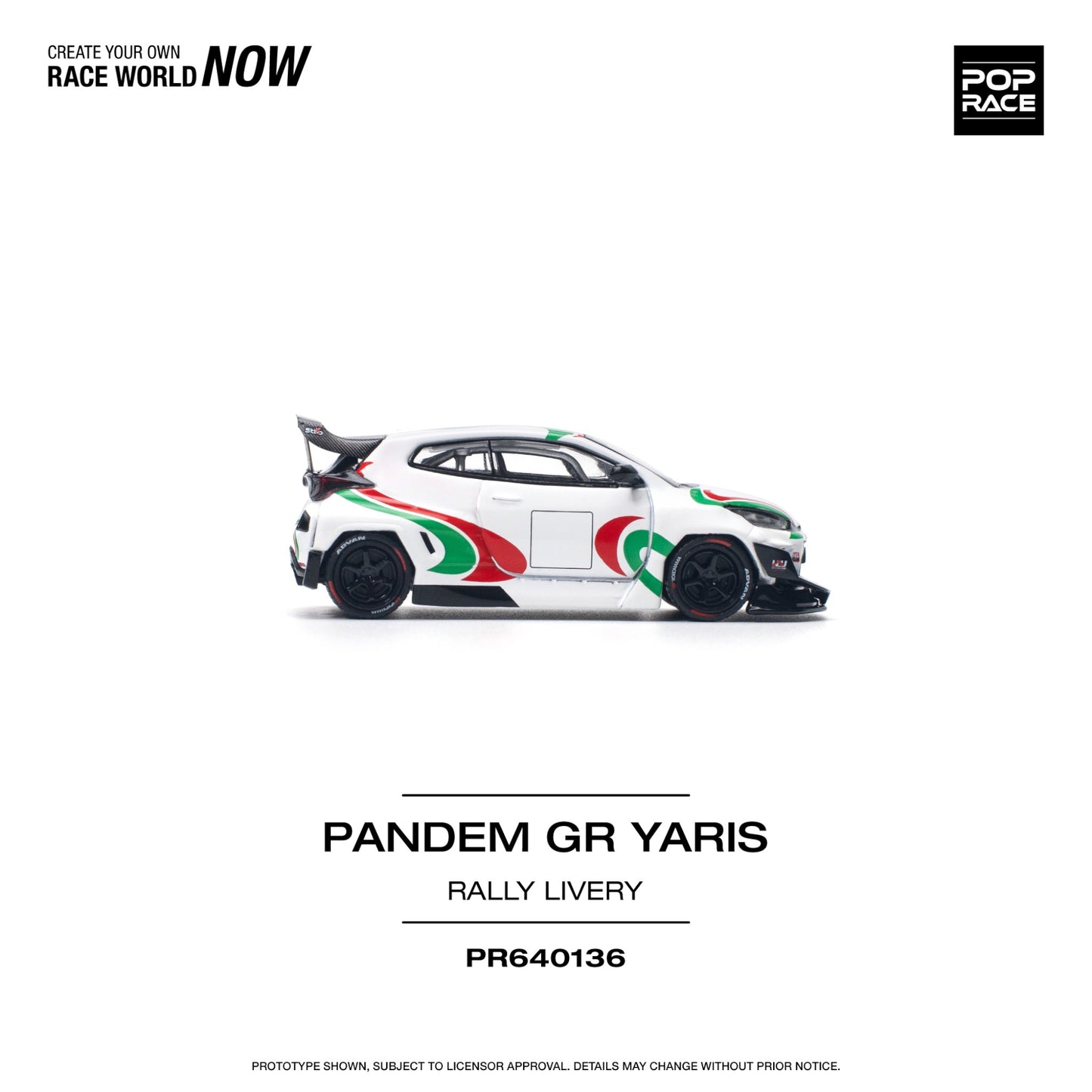 Pop Race - Pre-Order - Pandem GR Yaris - Rally Livery - PR640136