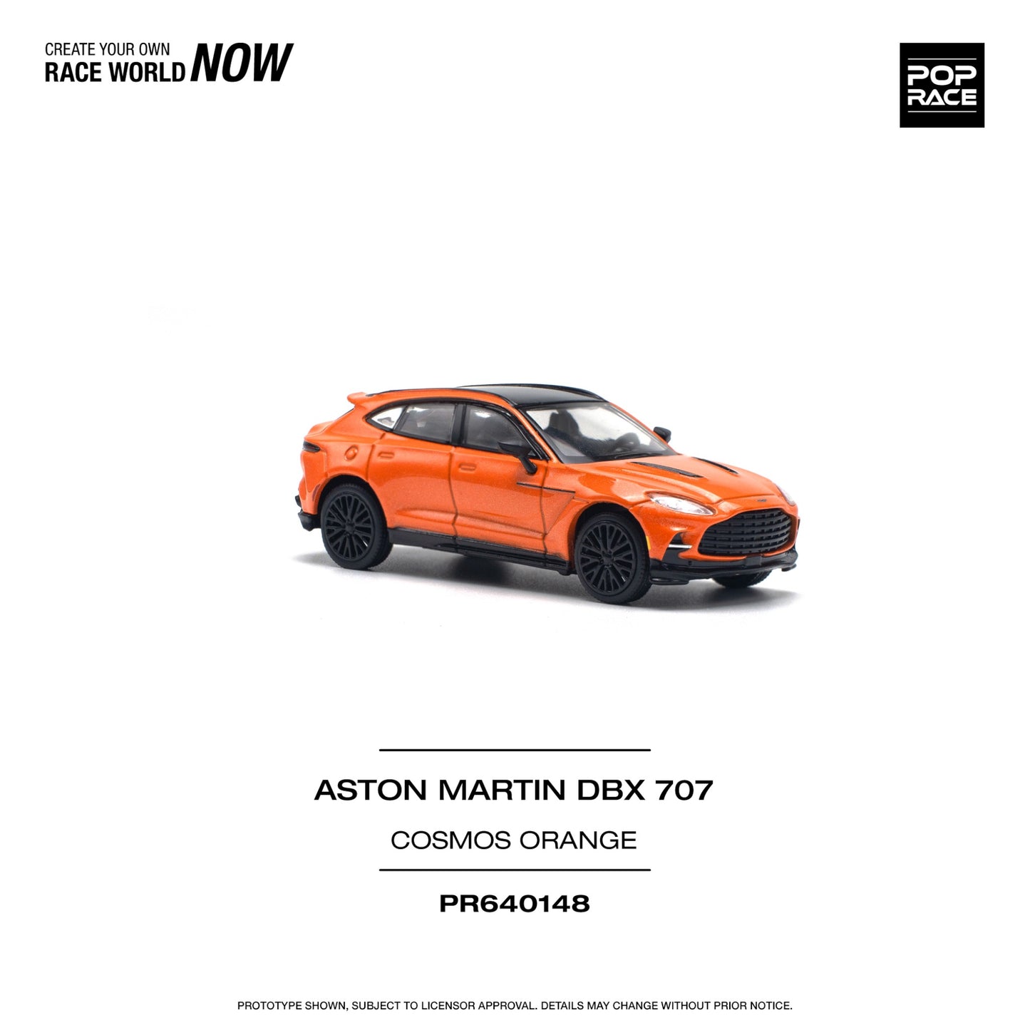 Pop Race - Pre-Order - Aston Martin DBX 707 - cosmos orange - PR640148