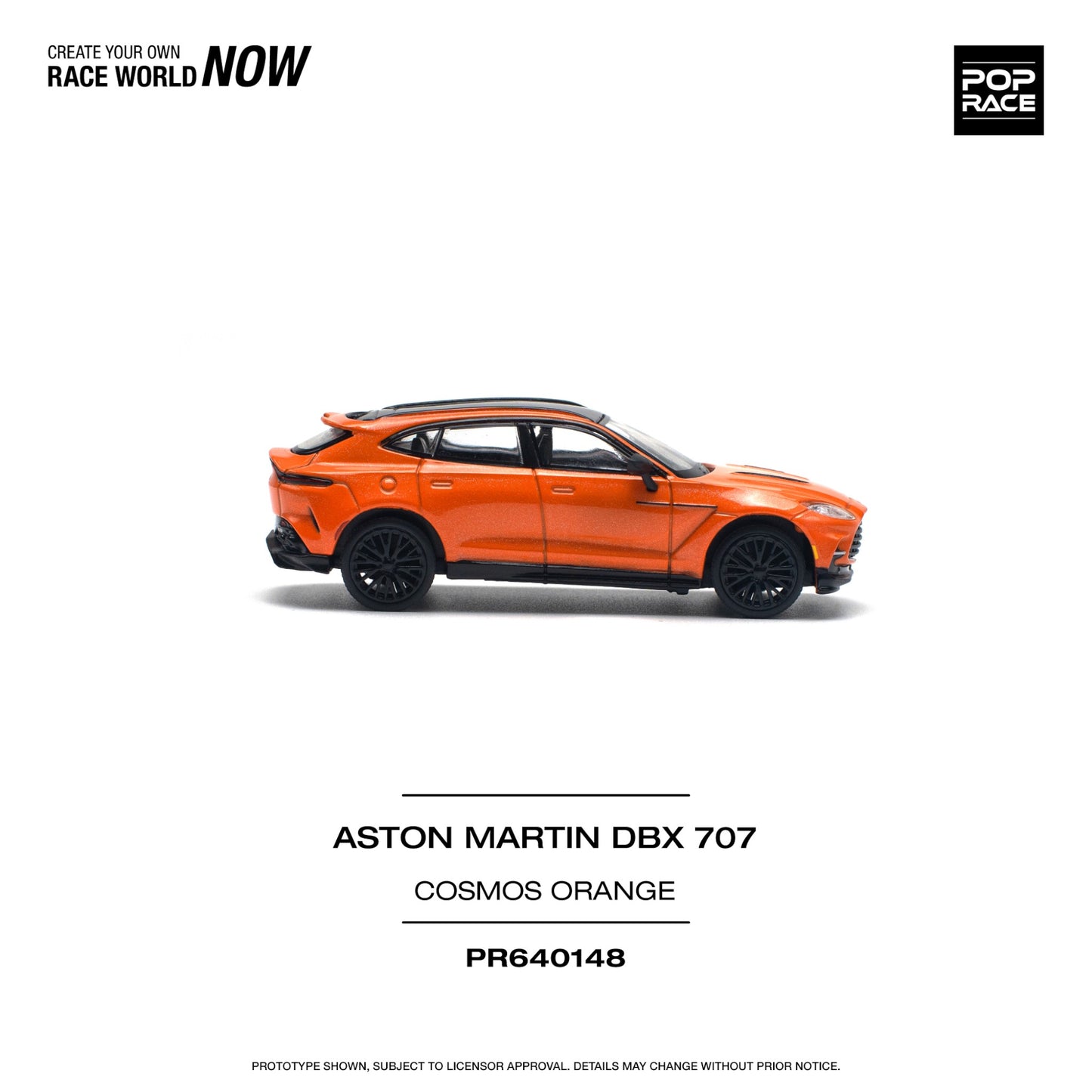Pop Race - Pre-Order - Aston Martin DBX 707 - cosmos orange - PR640148