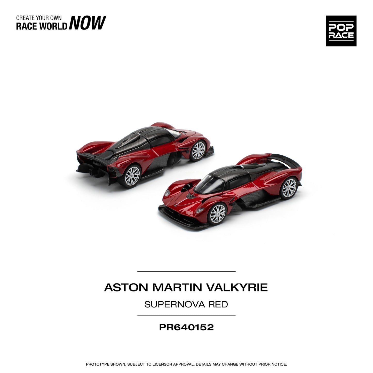 Pop Race - Pre-Order - Aston Martin Valkyrie, supernova red - PR640152