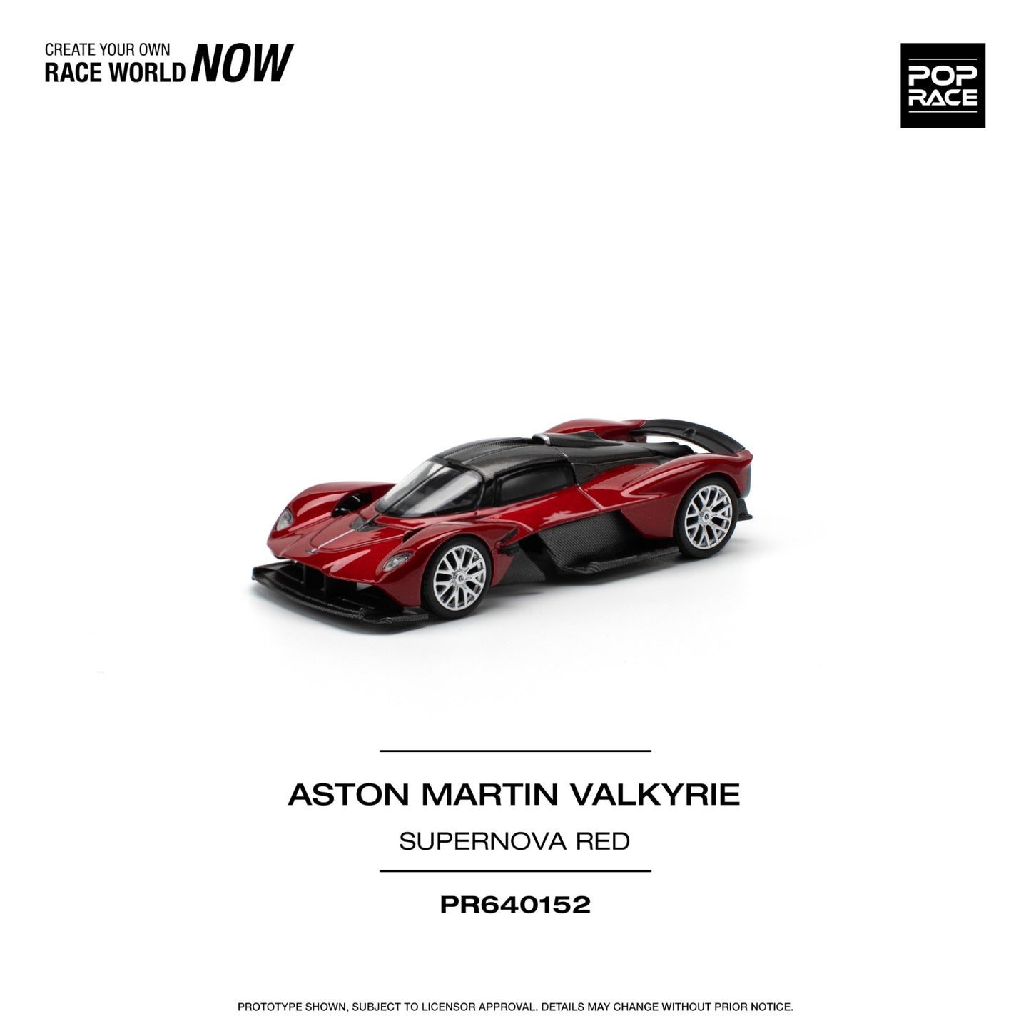 Pop Race - Pre-Order - Aston Martin Valkyrie, supernova red - PR640152