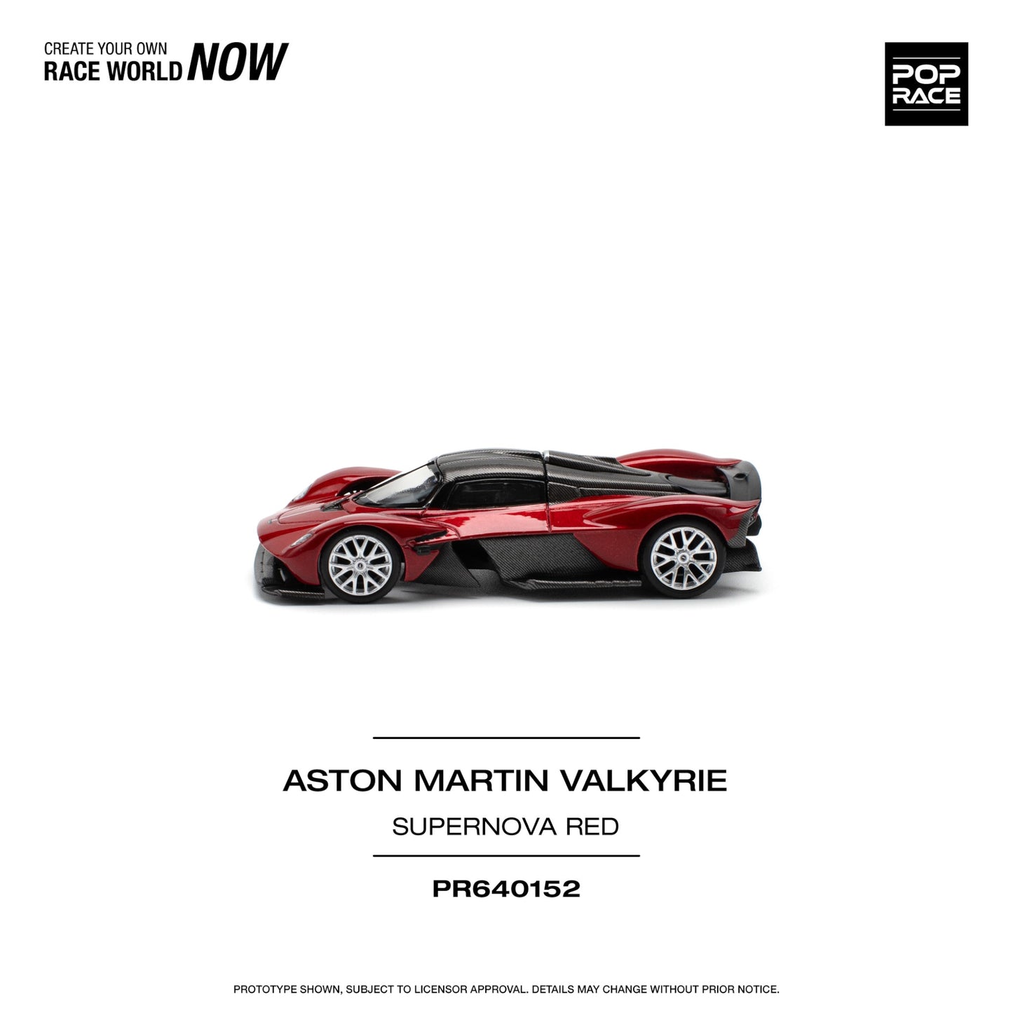 Pop Race - Pre-Order - Aston Martin Valkyrie, supernova red - PR640152