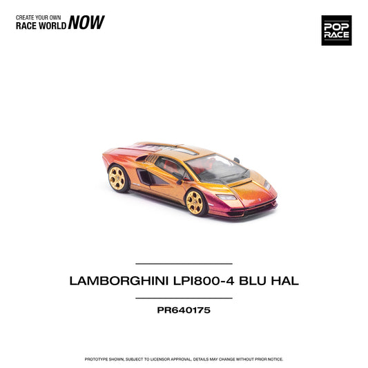 Pop Race - Pre-Order - Lamborghini LPI800-4 Blu Hal - PR640175