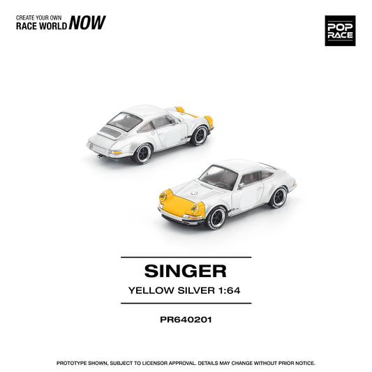 Pop Race - Pre-Order - Singer Yellow/Silver - PR640201