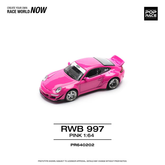 Pop Race - Pre-Order - Porsche RWB 997, pink - PR640202