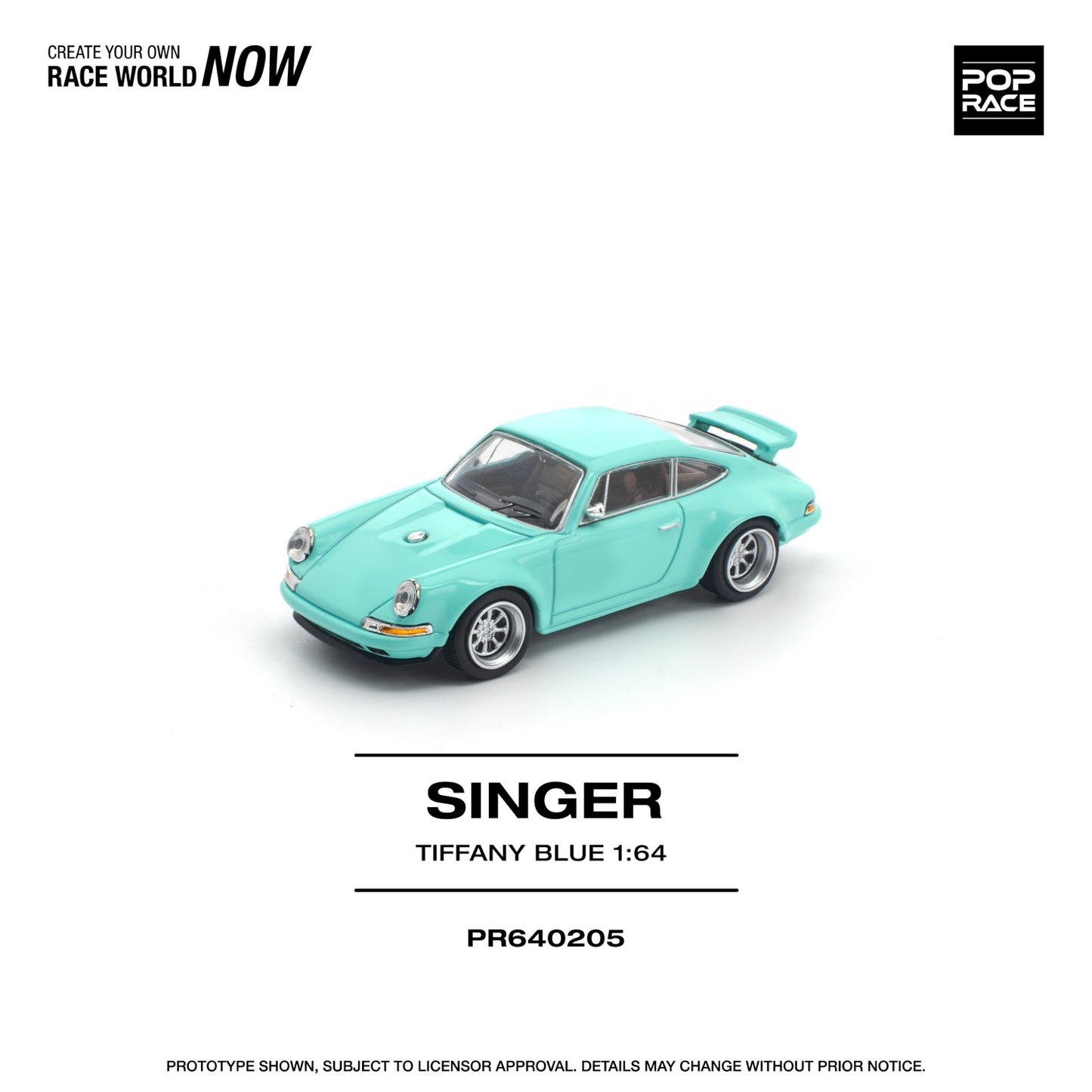 Pop Race - Pre-Order - Singer, Tiffany Blue - PR640205
