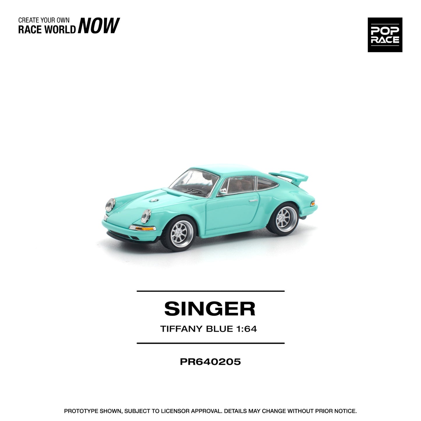 Pop Race - Pre-Order - Singer, Tiffany Blue - PR640205