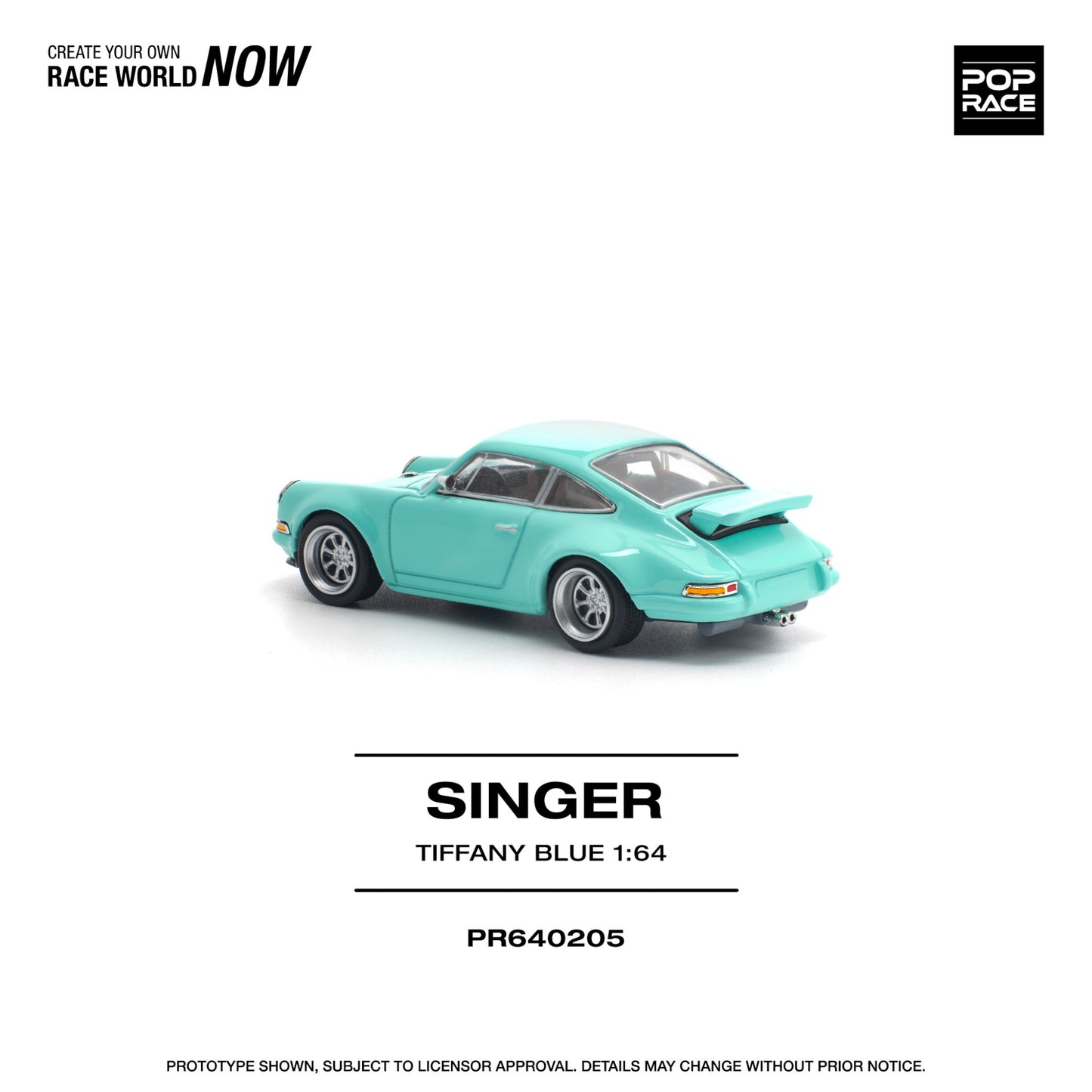 Pop Race - Pre-Order - Singer, Tiffany Blue - PR640205