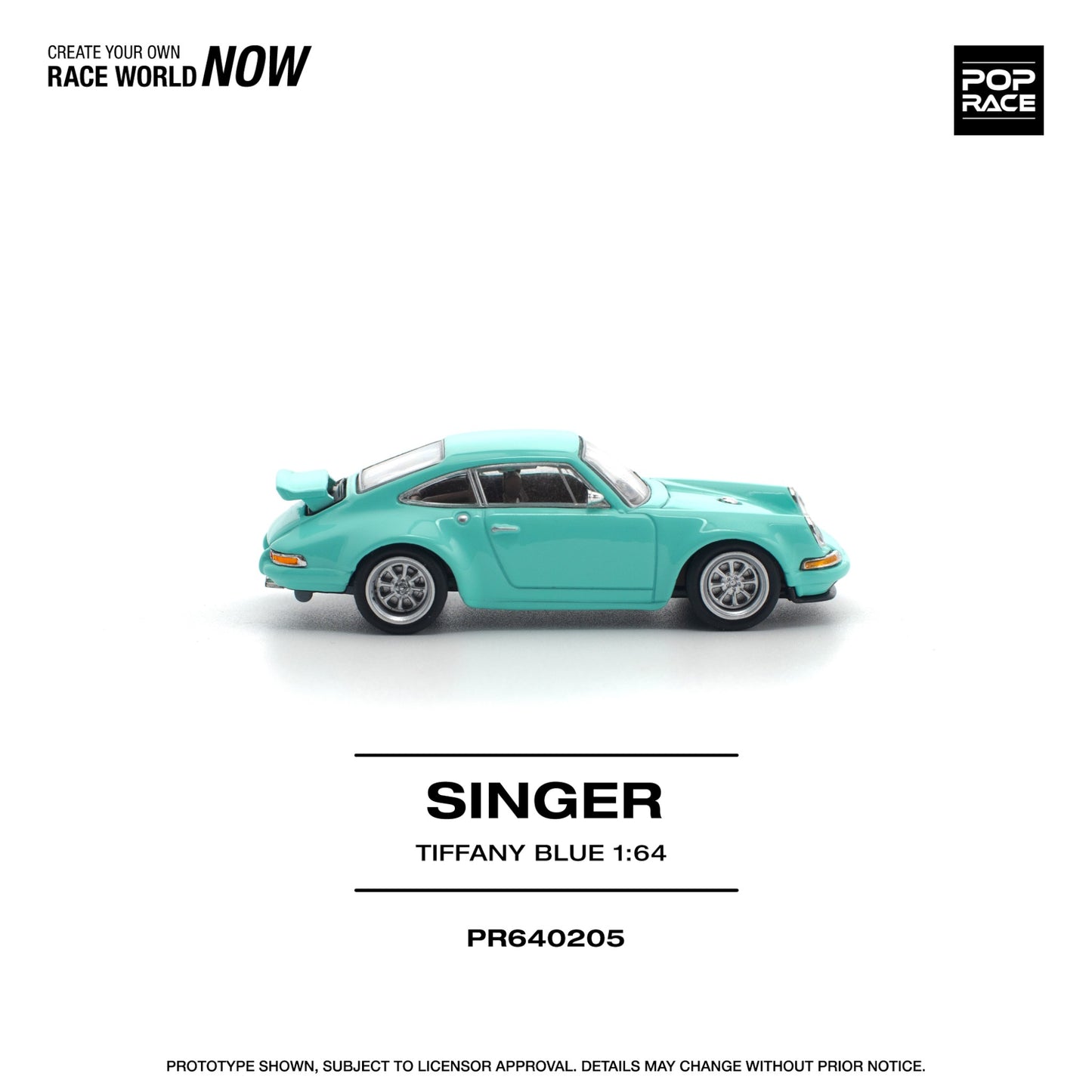 Pop Race - Pre-Order - Singer, Tiffany Blue - PR640205