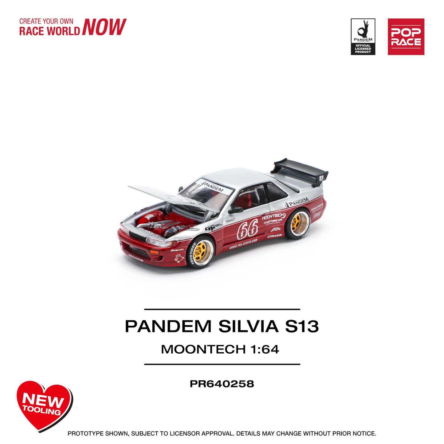 Pop Race - Pre-Order - Pandem Silvia S13, Moontech - PR640258