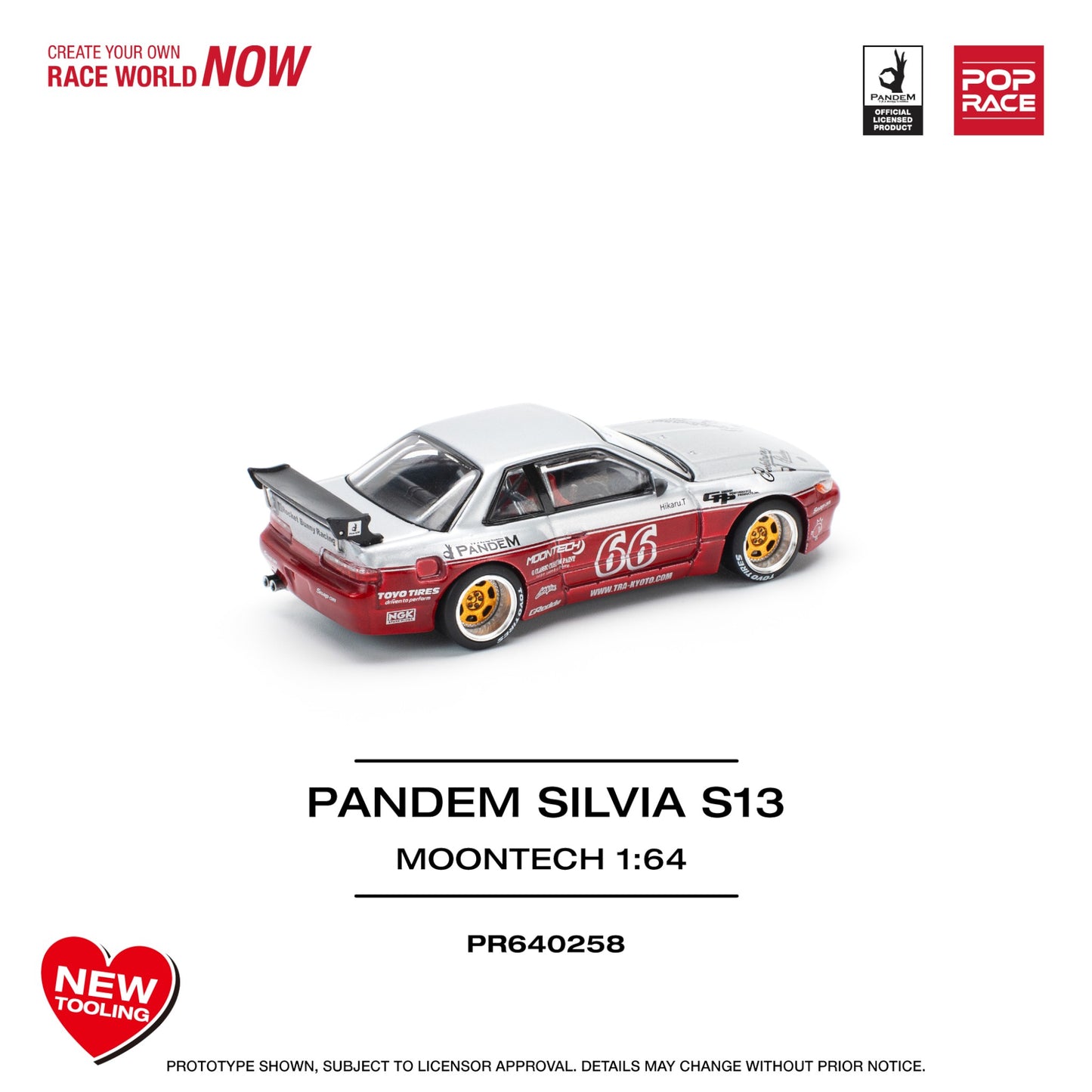 Pop Race - Pre-Order - Pandem Silvia S13, Moontech - PR640258
