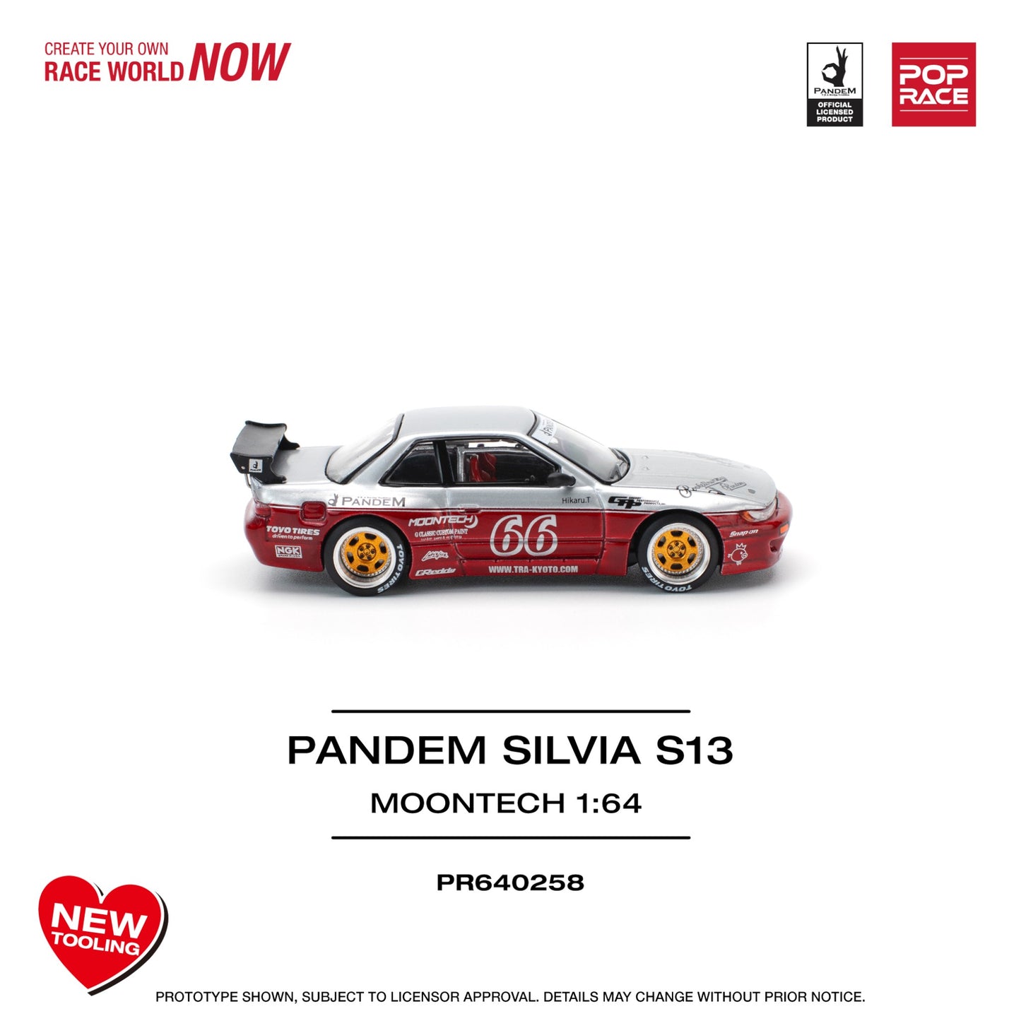 Pop Race - Pre-Order - Pandem Silvia S13, Moontech - PR640258