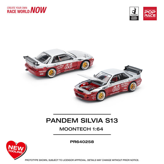 Pop Race - Pre-Order - Pandem Silvia S13, Moontech - PR640258