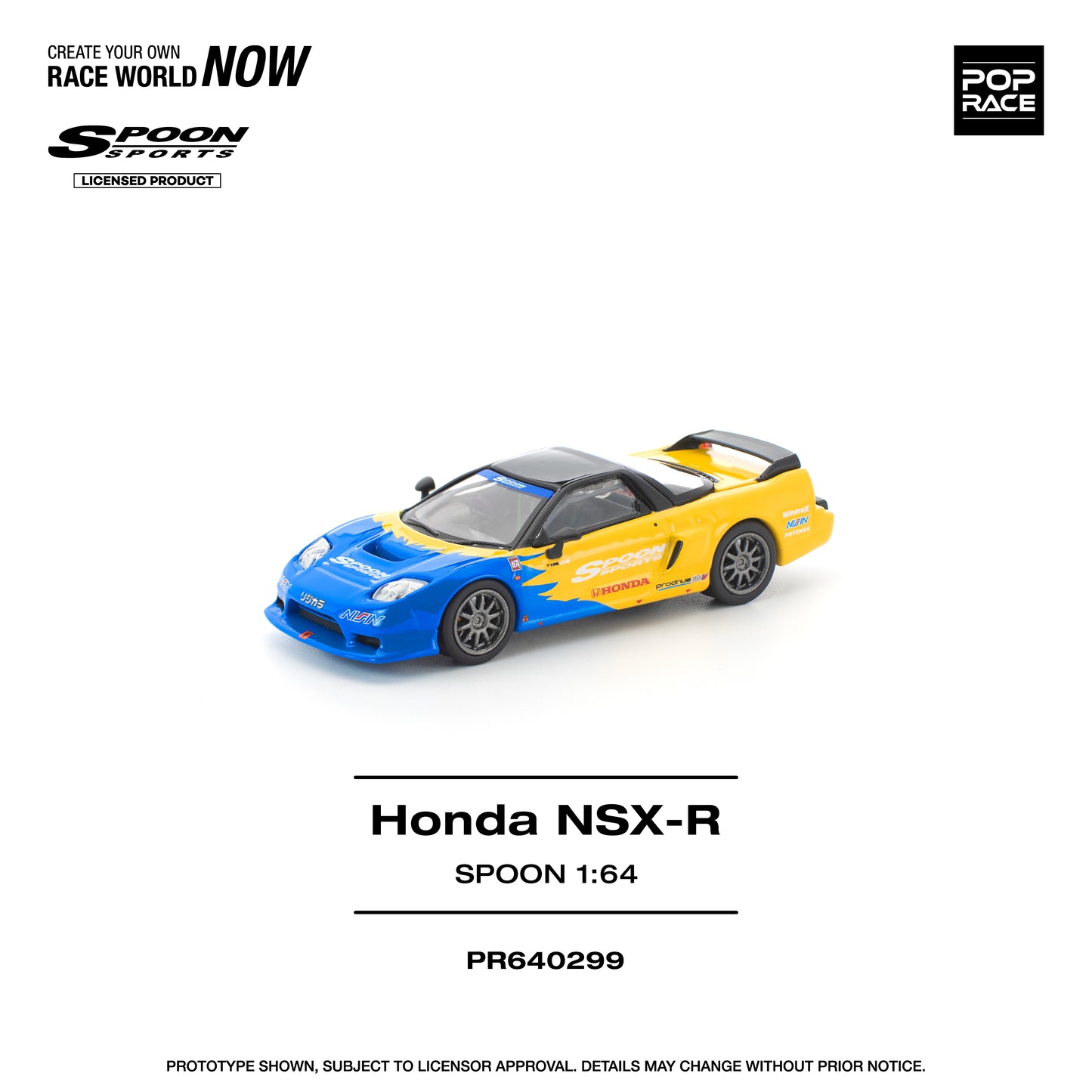 Pop Race - Pre-Order - Honda NSX-R, Spoon - PR640299