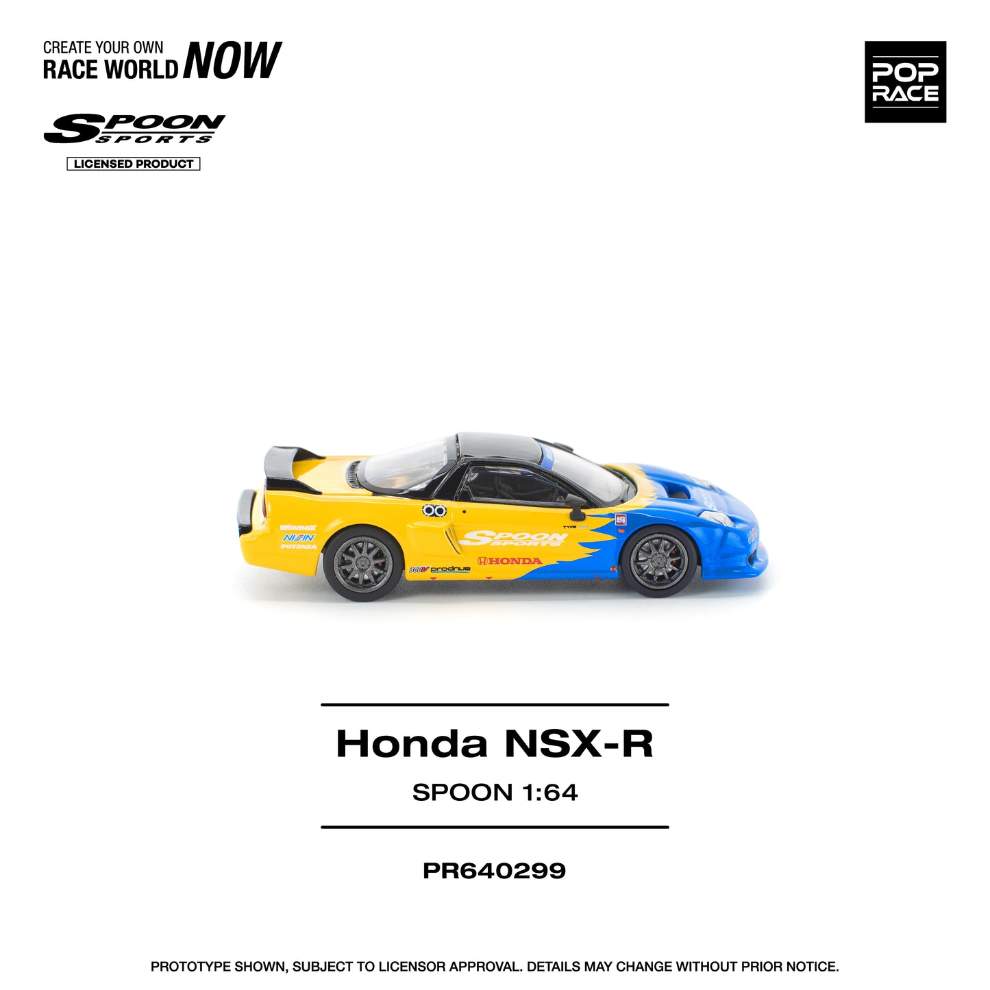Pop Race - Pre-Order - Honda NSX-R, Spoon - PR640299