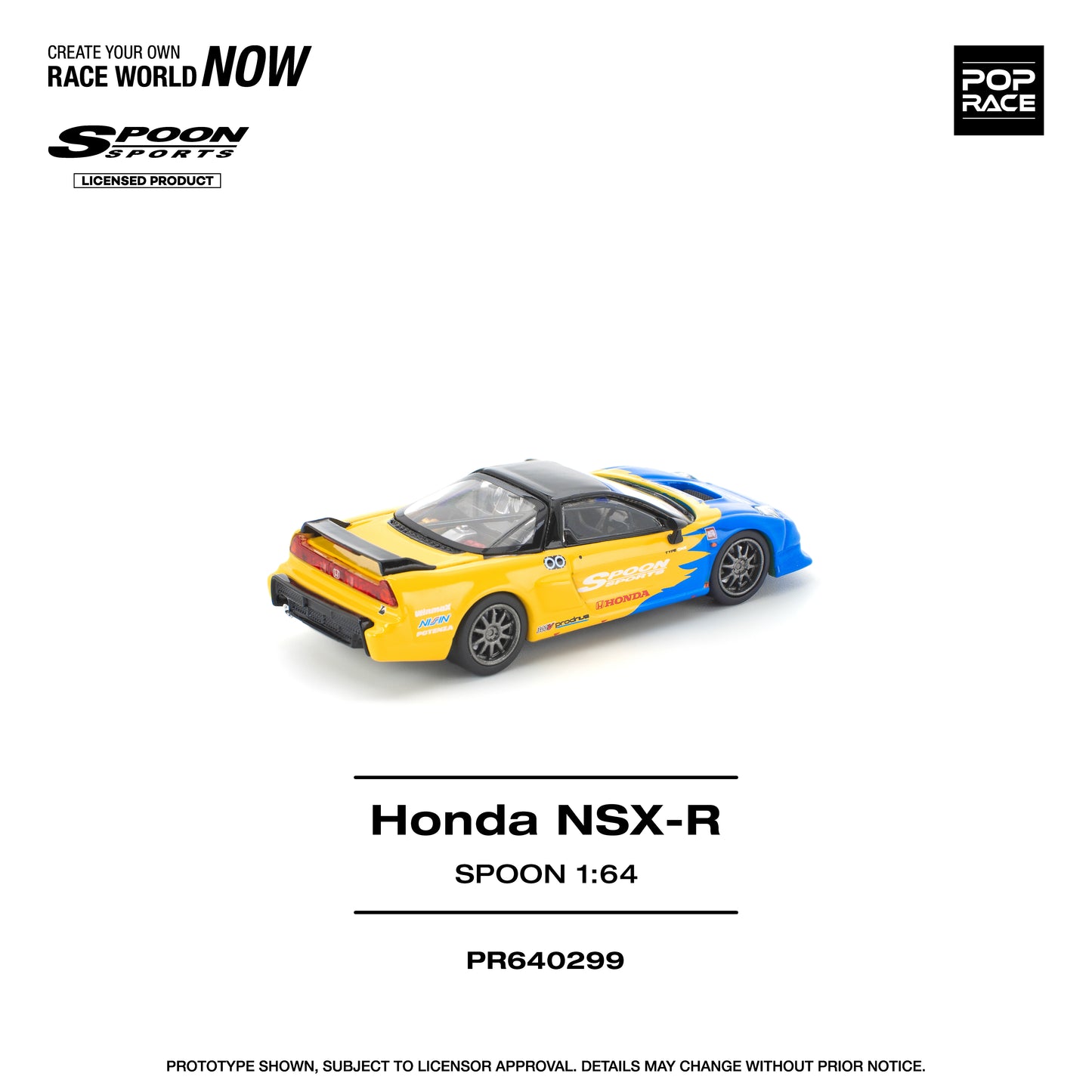 Pop Race - Pre-Order - Honda NSX-R, Spoon - PR640299