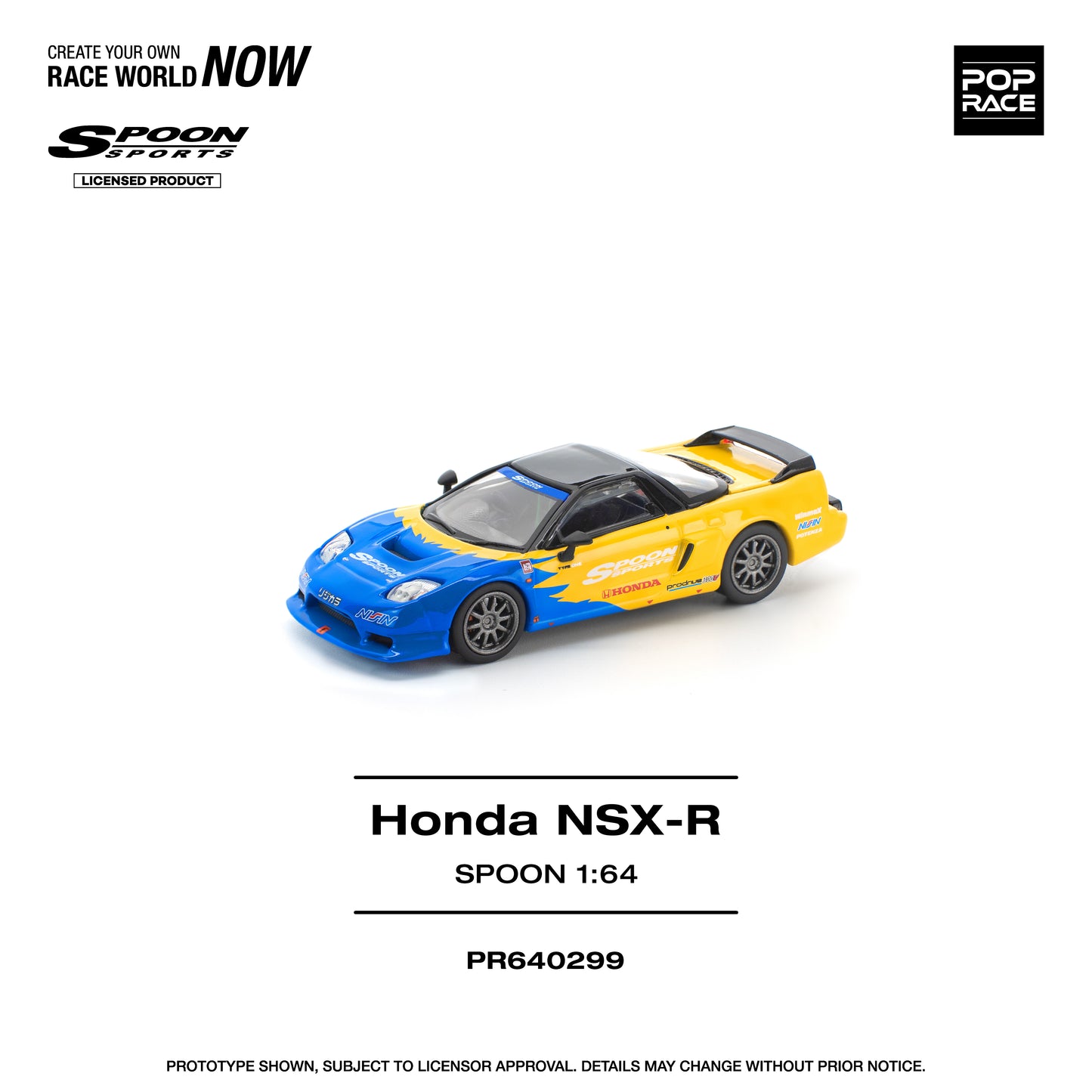Pop Race - Pre-Order - Honda NSX-R, Spoon - PR640299