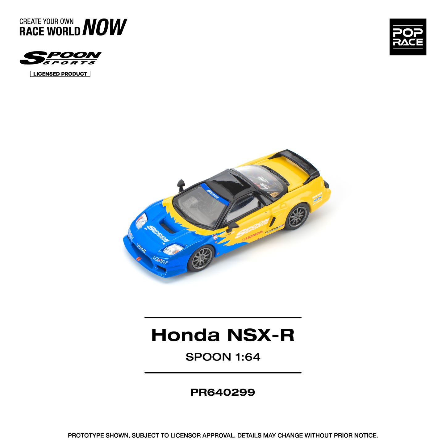 Pop Race - Pre-Order - Honda NSX-R, Spoon - PR640299