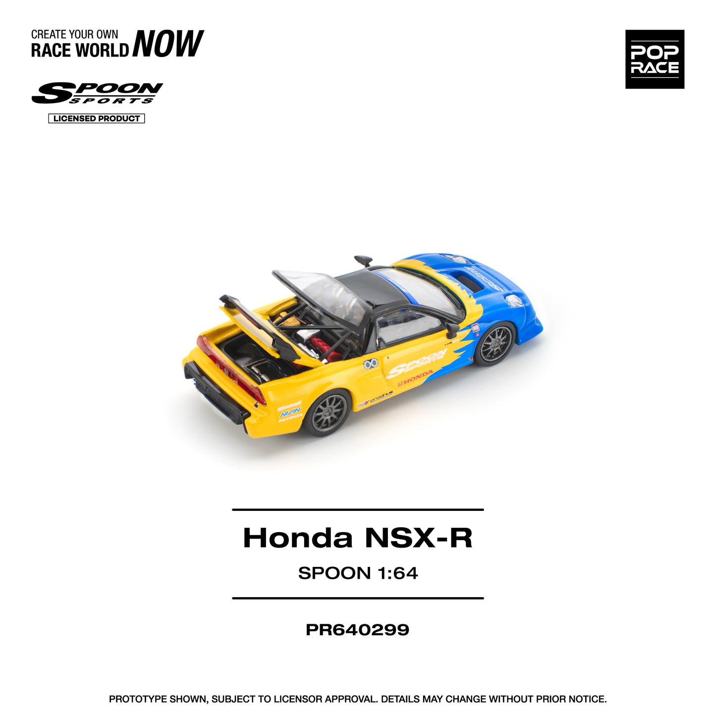 Pop Race - Pre-Order - Honda NSX-R, Spoon - PR640299