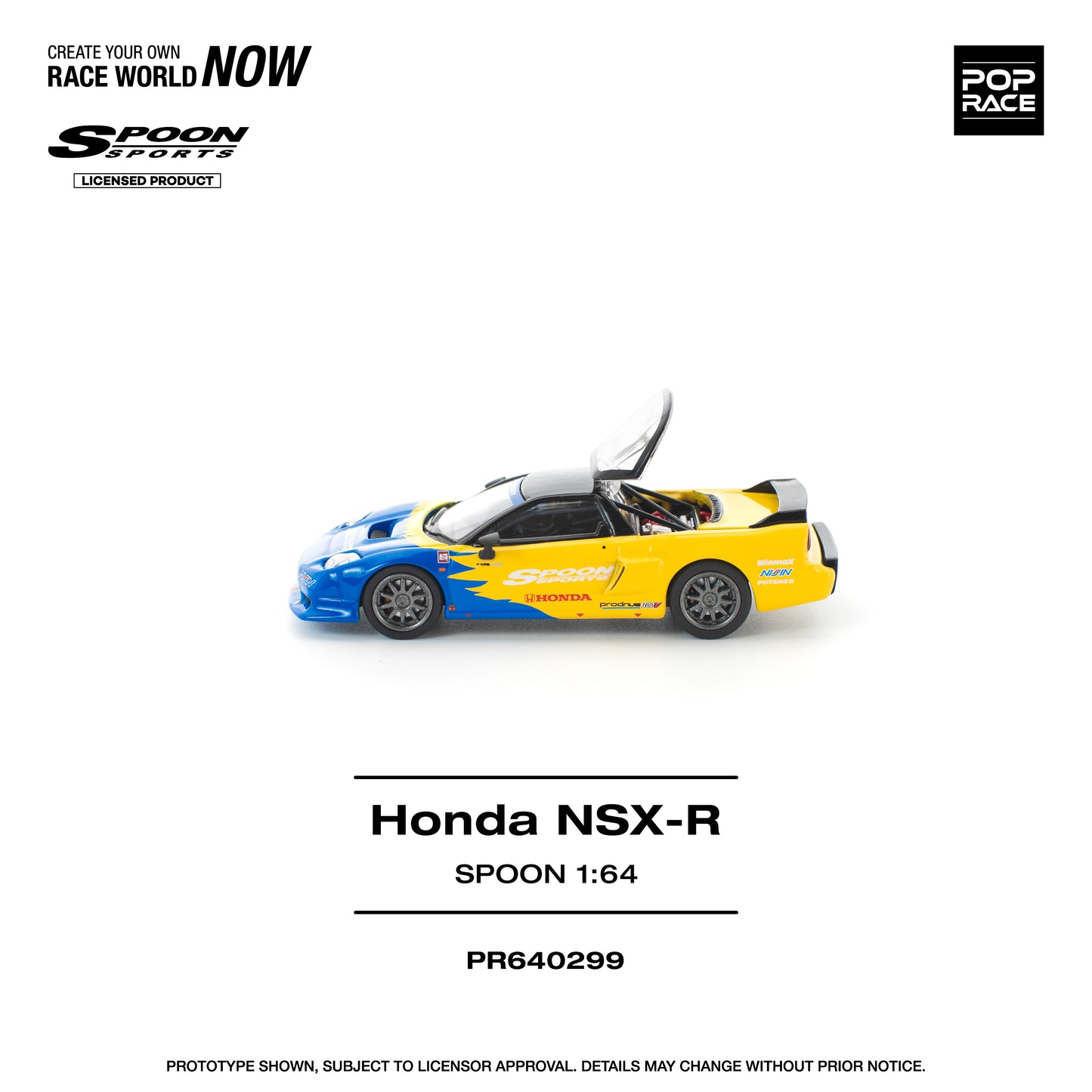 Pop Race - Pre-Order - Honda NSX-R, Spoon - PR640299