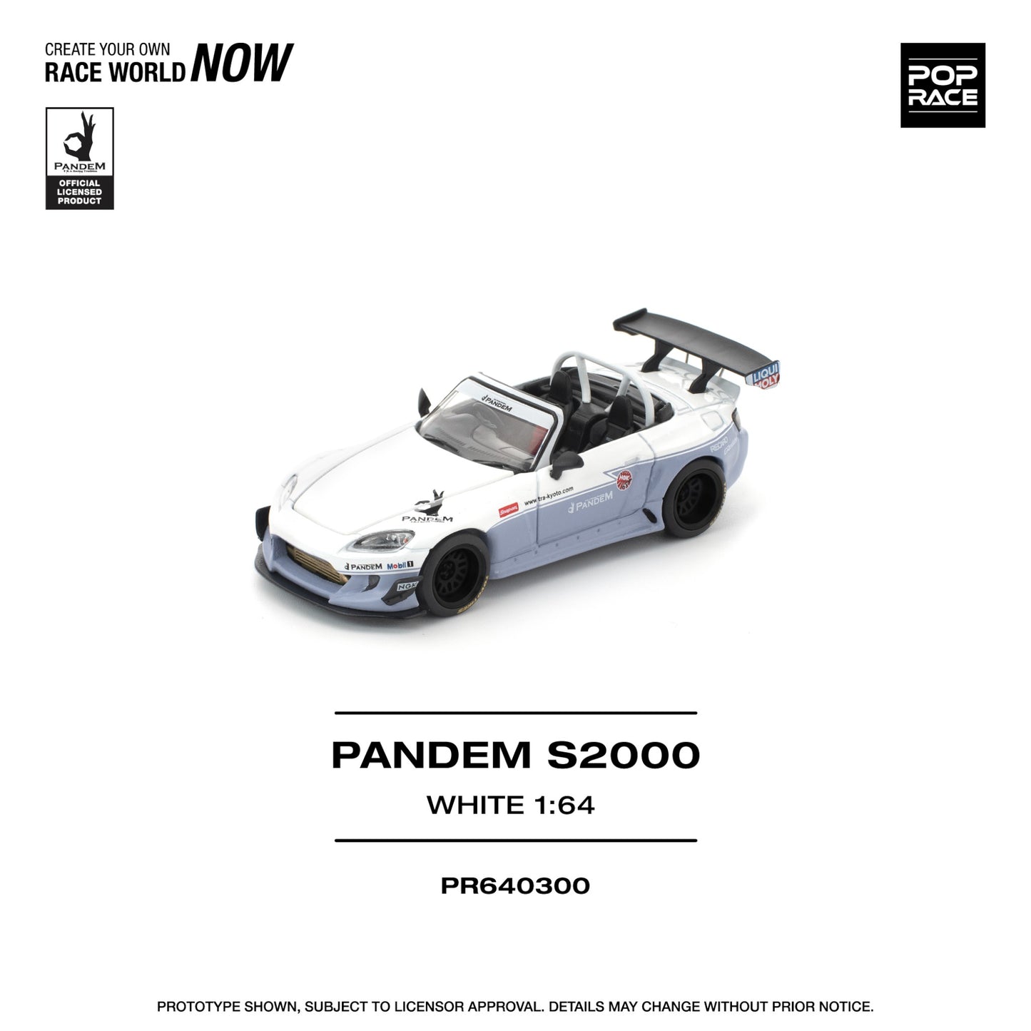 Pop Race - Pre-Order - Pandem S200, white - PR640300