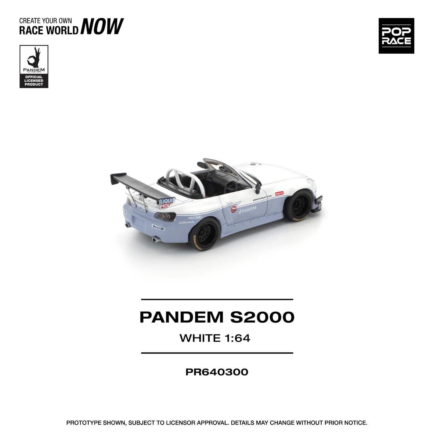 Pop Race - Pre-Order - Pandem S200, white - PR640300
