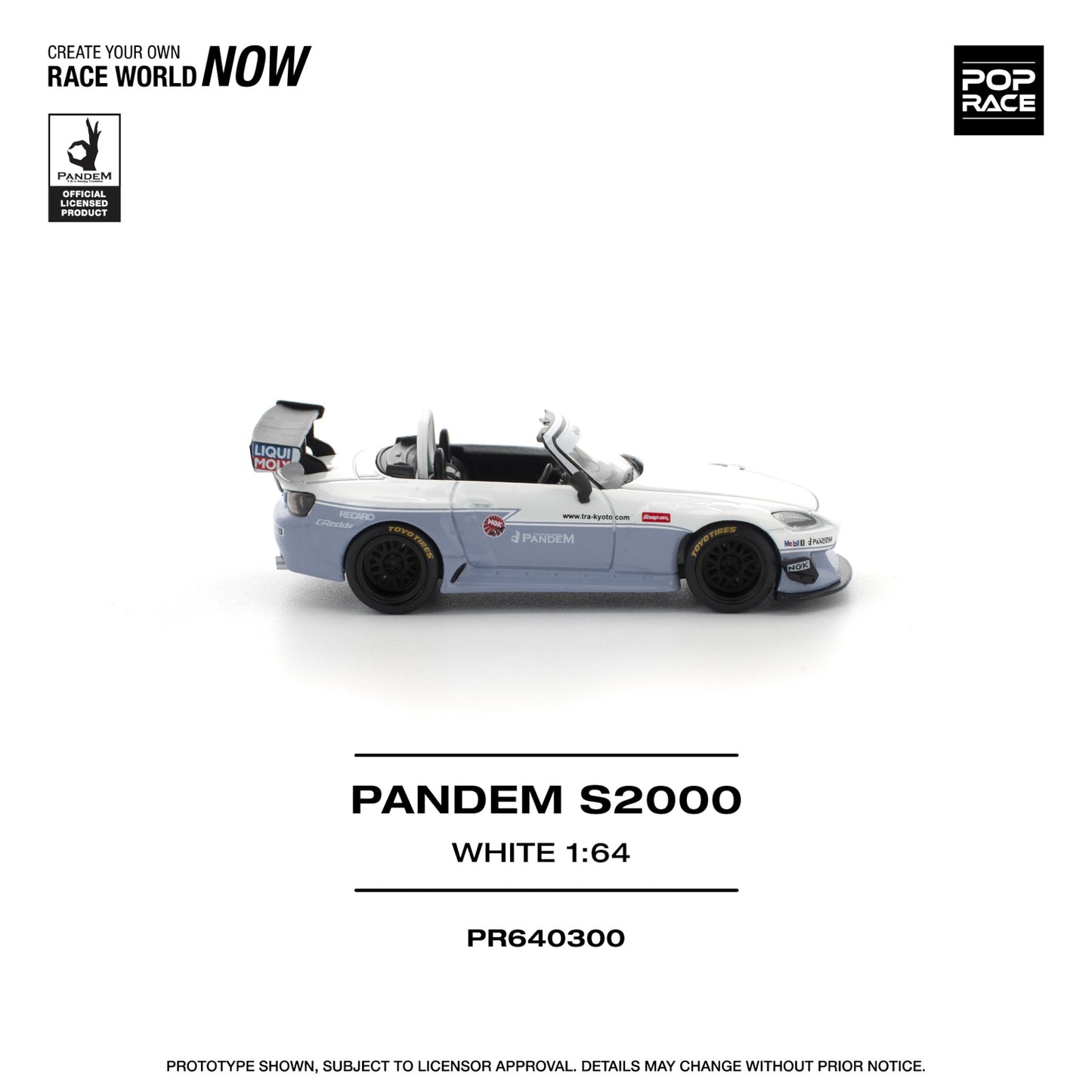 Pop Race - Pre-Order - Pandem S200, white - PR640300