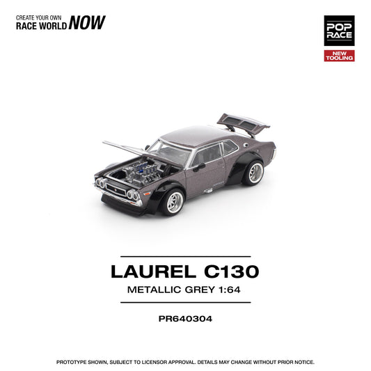 Pop Race - Pre-Order - Aurel C130 Metallic Grey - PR640304
