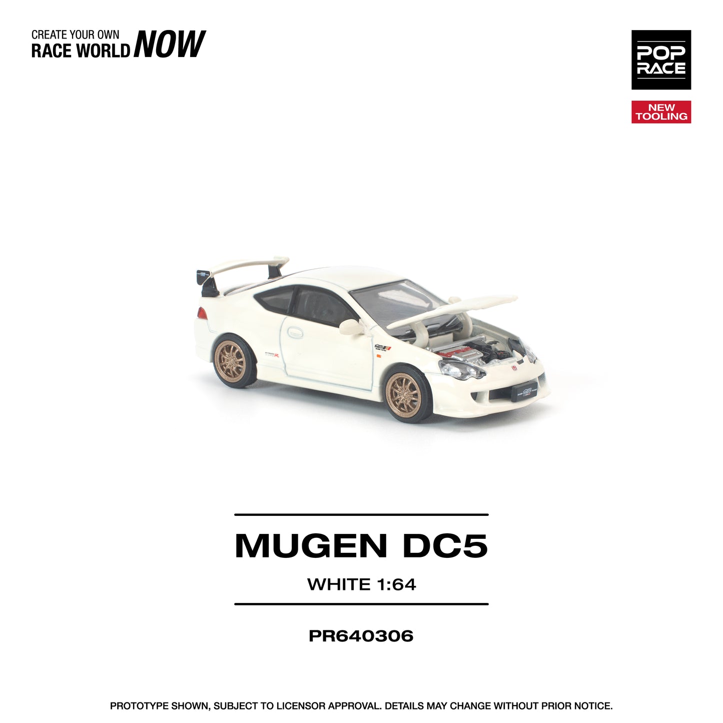 Pop Race - Pre-Order - Mugen DC5, white - PR640306