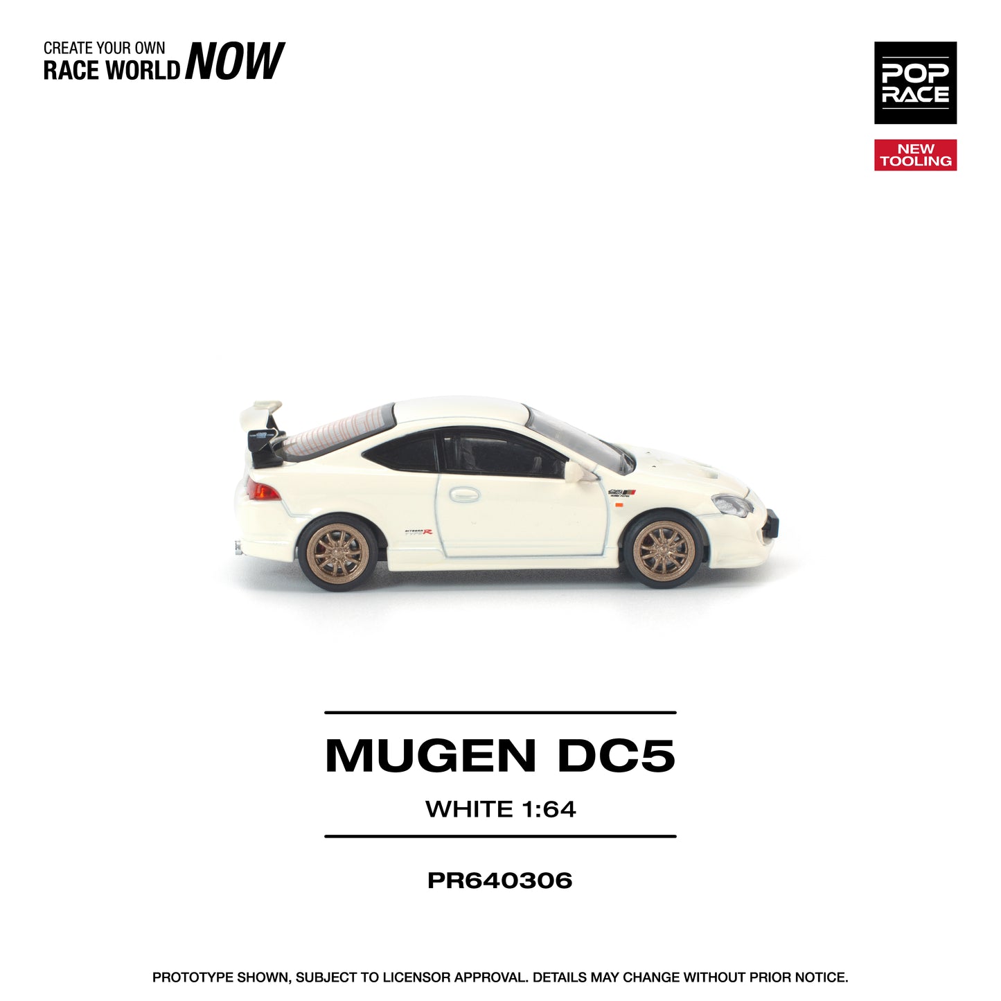 Pop Race - Pre-Order - Mugen DC5, white - PR640306