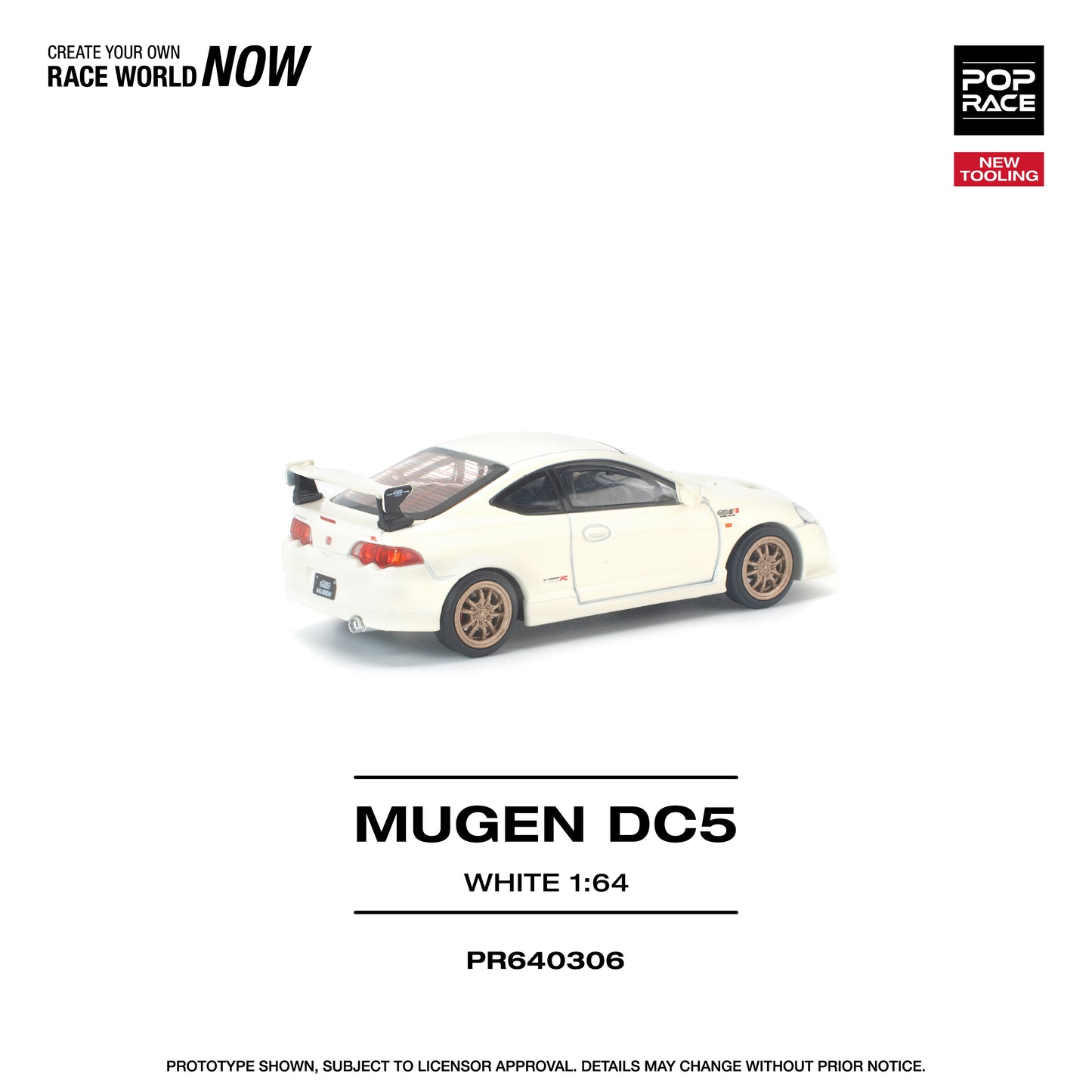 Pop Race - Pre-Order - Mugen DC5, white - PR640306