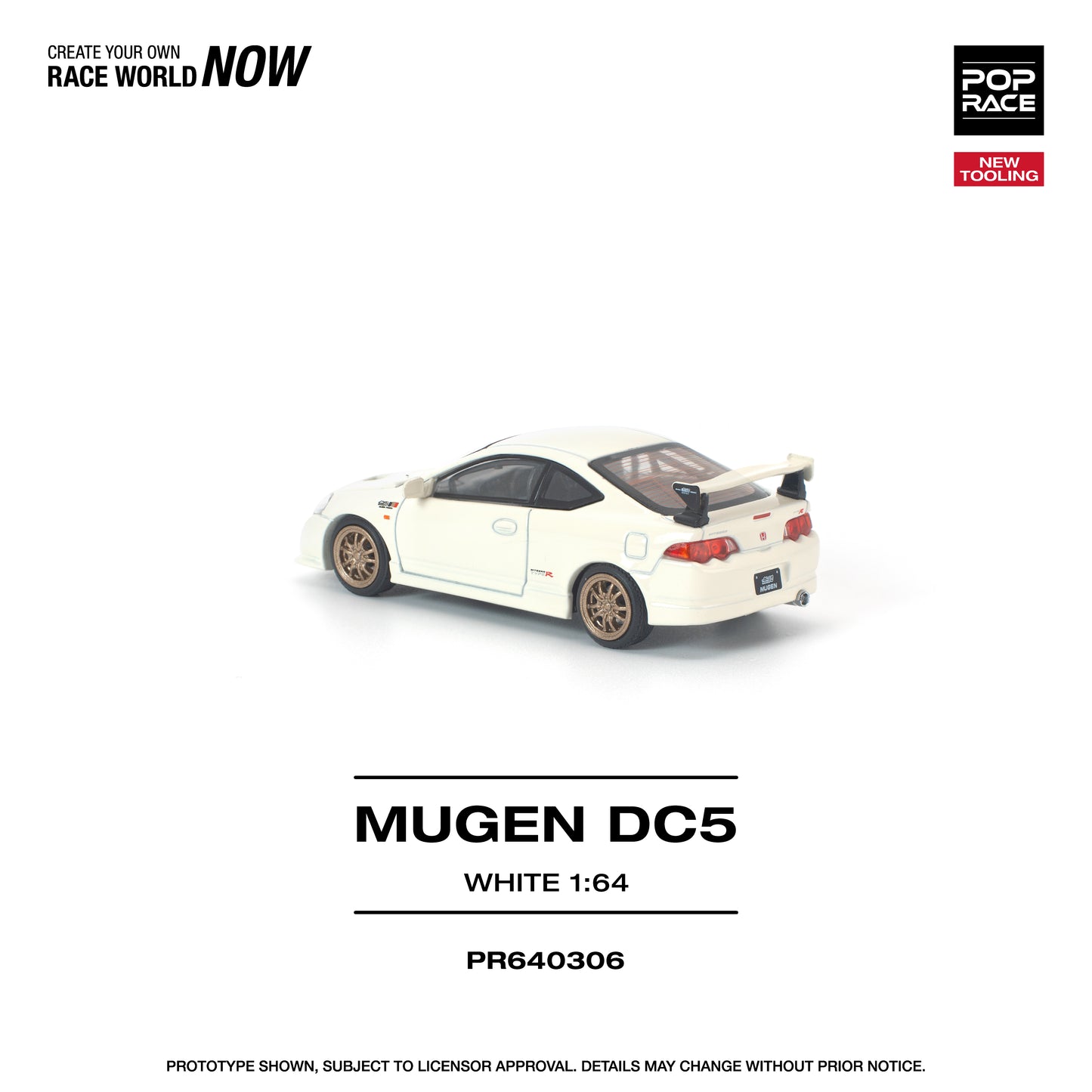 Pop Race - Pre-Order - Mugen DC5, white - PR640306