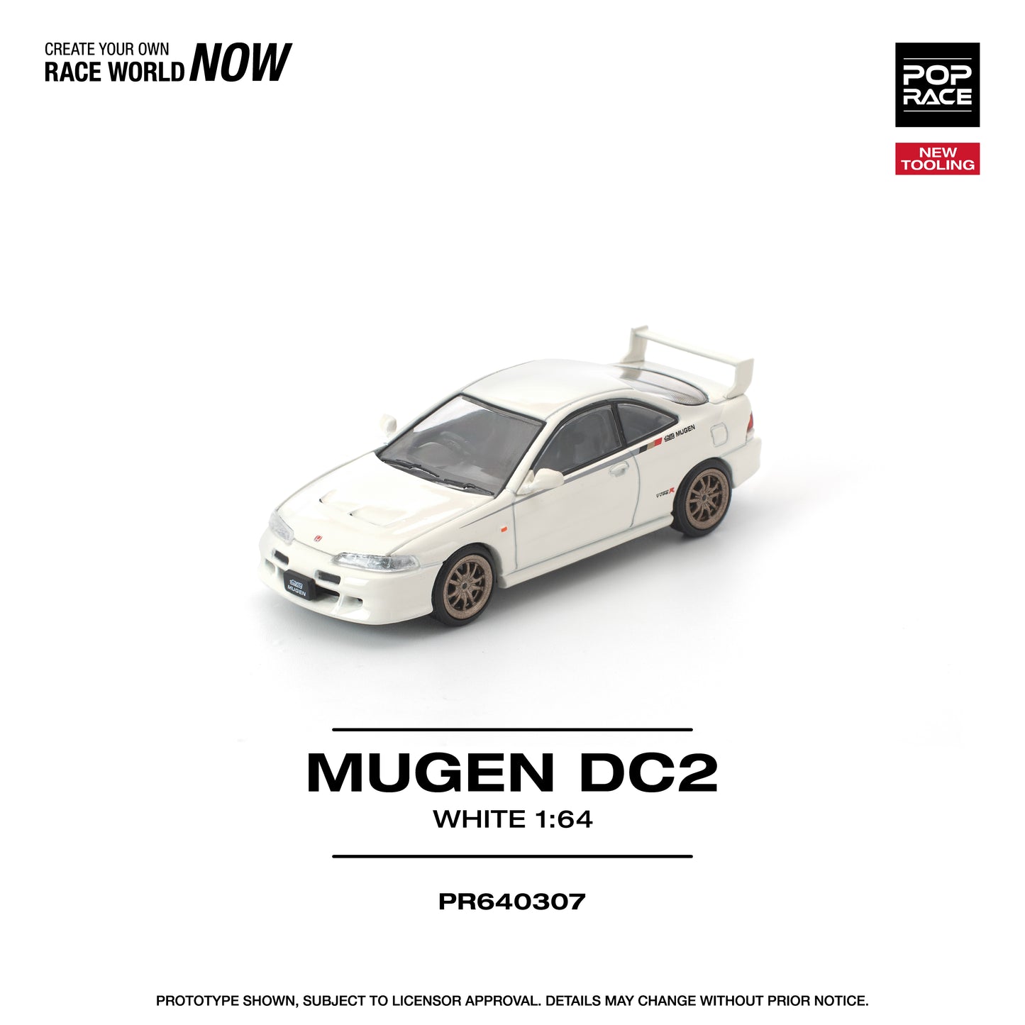Pop Race - Pre-Order - Mugen DC2, white - PR640307
