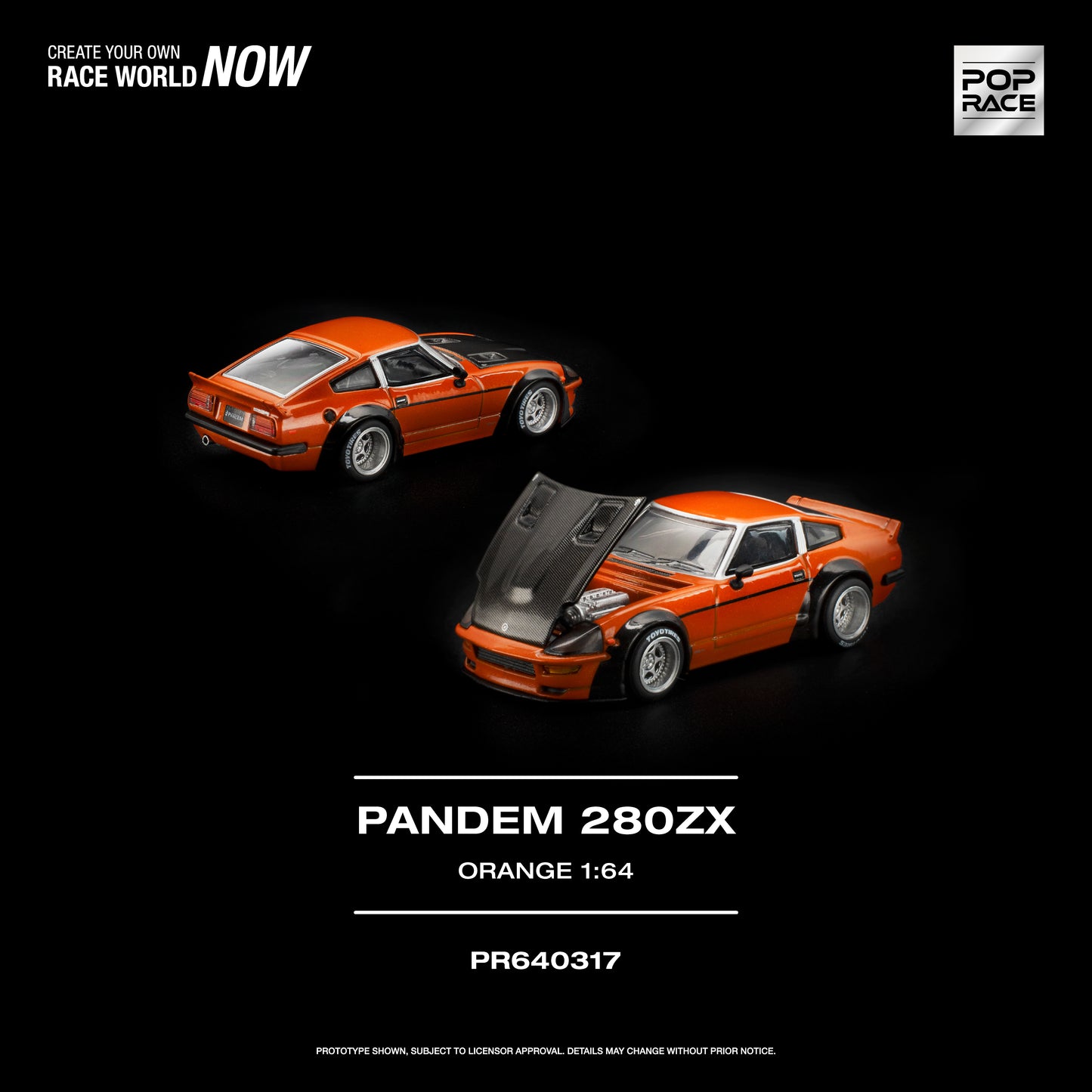 Pop Race - Pre-Order - Pandem 280ZX, orange - PR640317