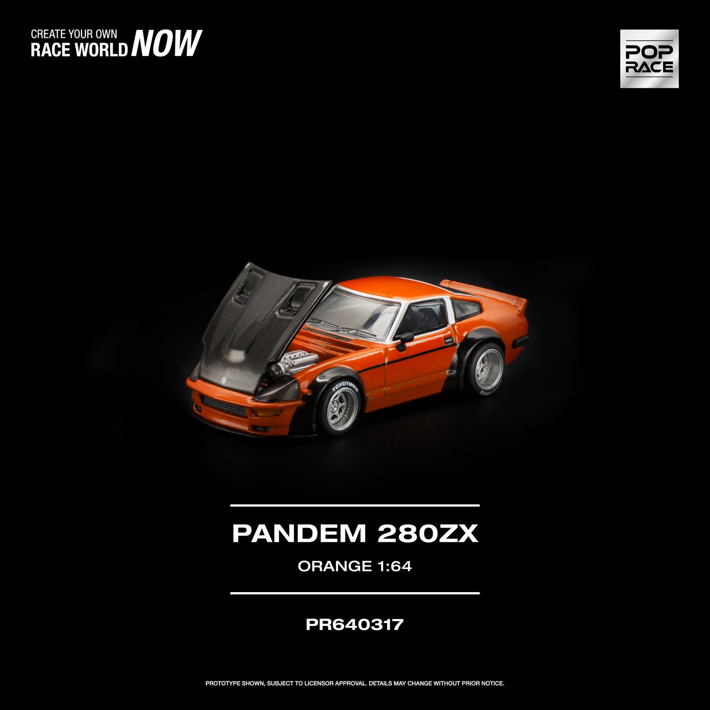 Pop Race - Pre-Order - Pandem 280ZX, orange - PR640317