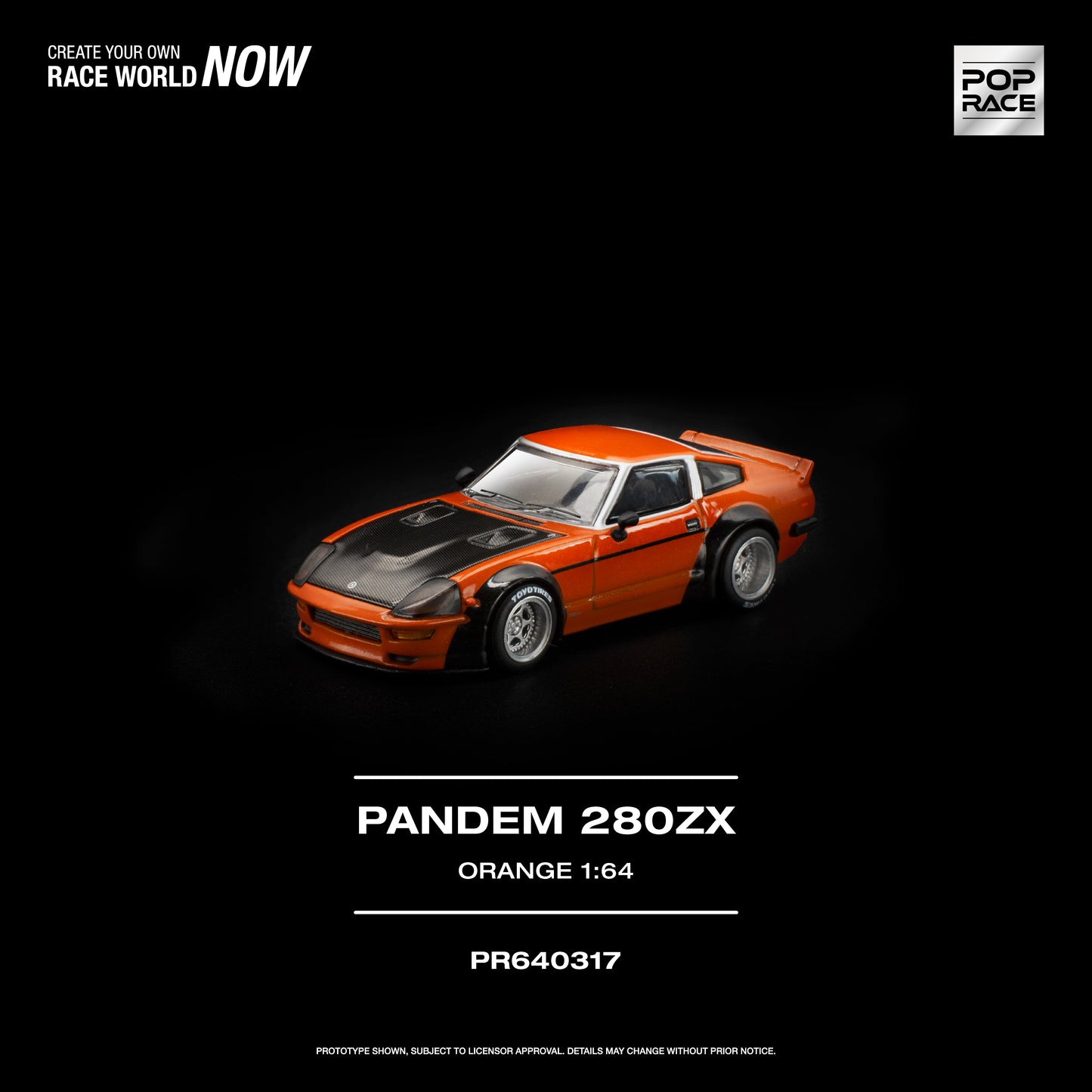 Pop Race - Pre-Order - Pandem 280ZX, orange - PR640317